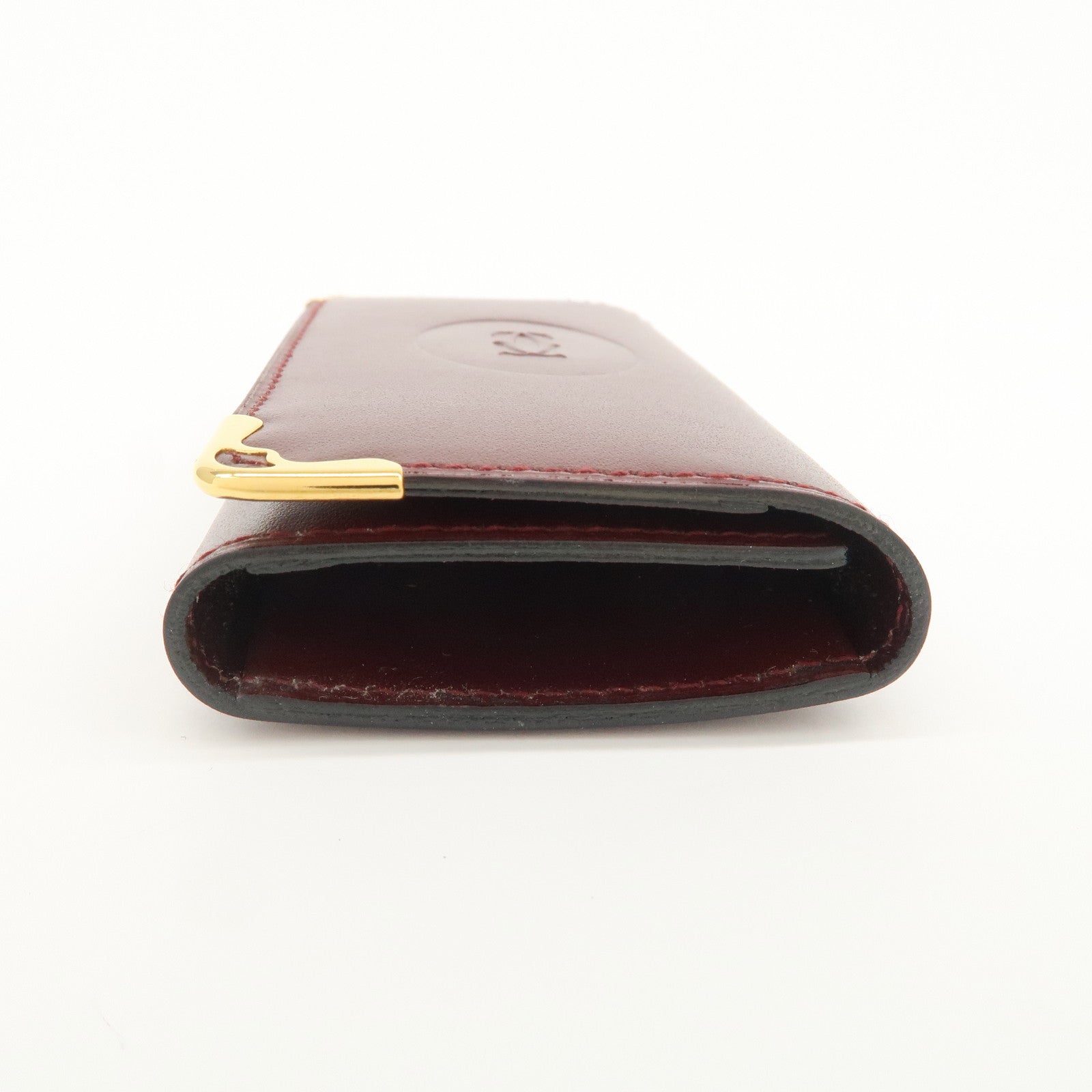 Cartier Must Line Calf Leather 6 Key Case Bordeaux
