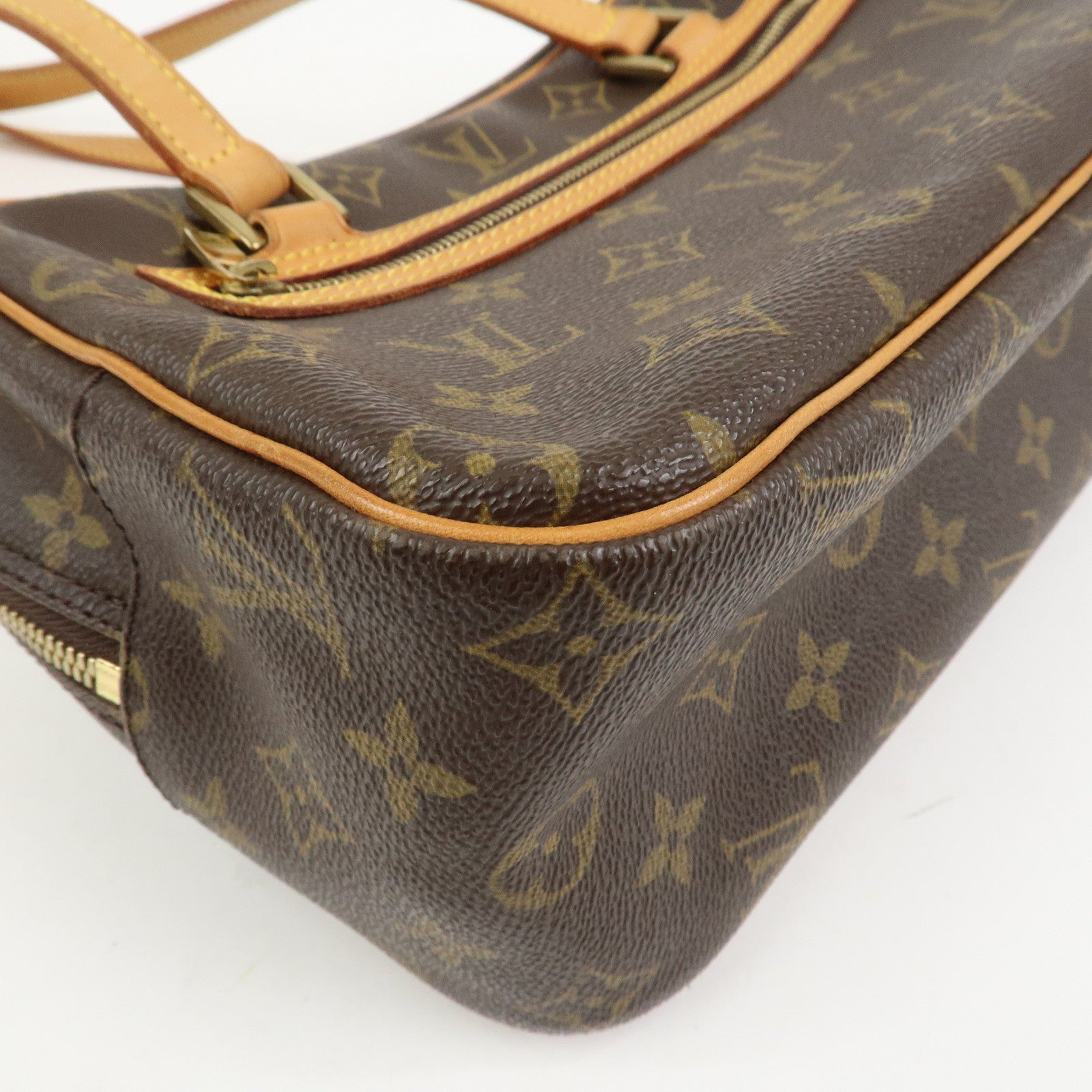 Louis Vuitton Monogram Cite MM Shoulder Bag Hand Bag Brown M51182