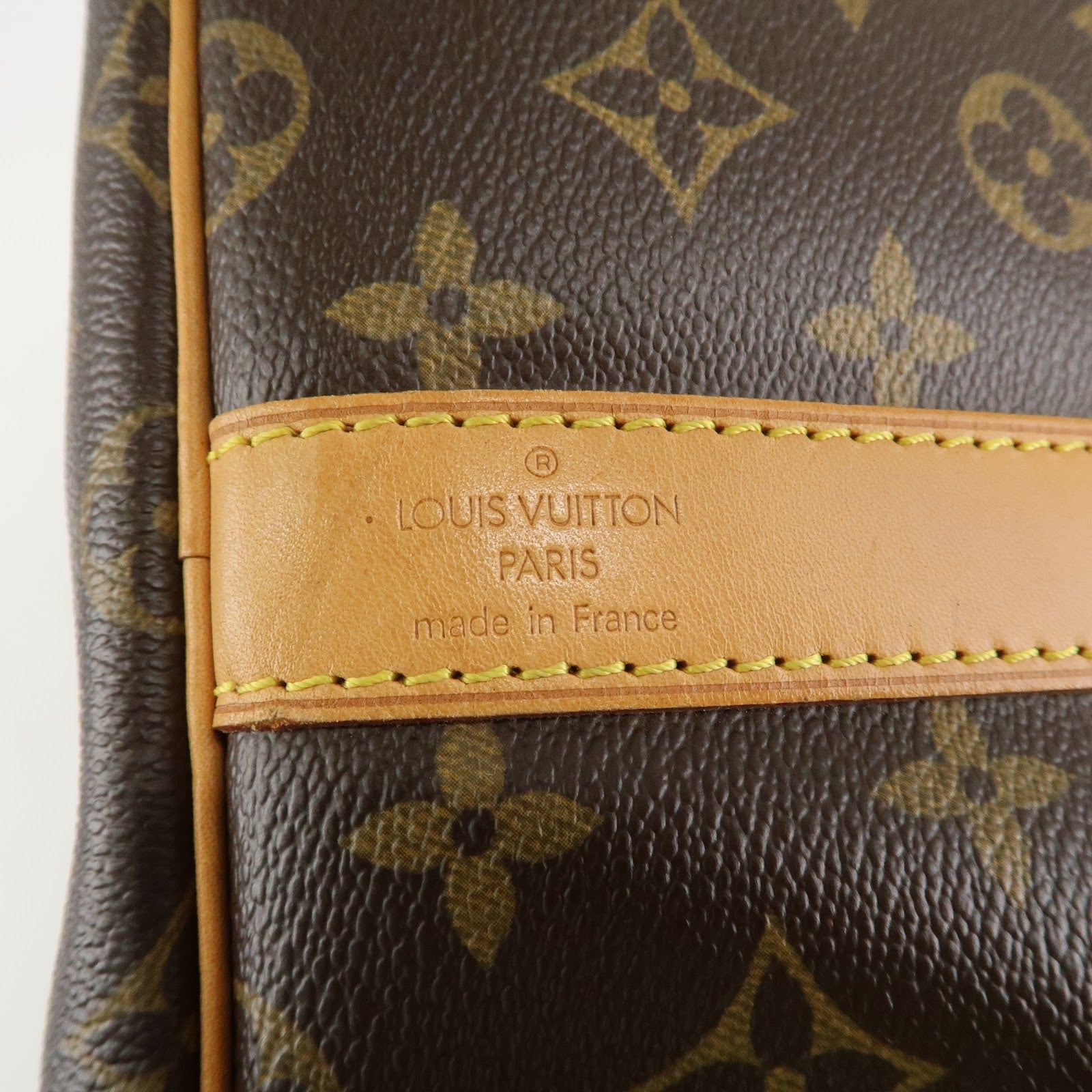 Louis Vuitton Monogram Keep All Bandouliere 55 Bag Brown M41414 Used