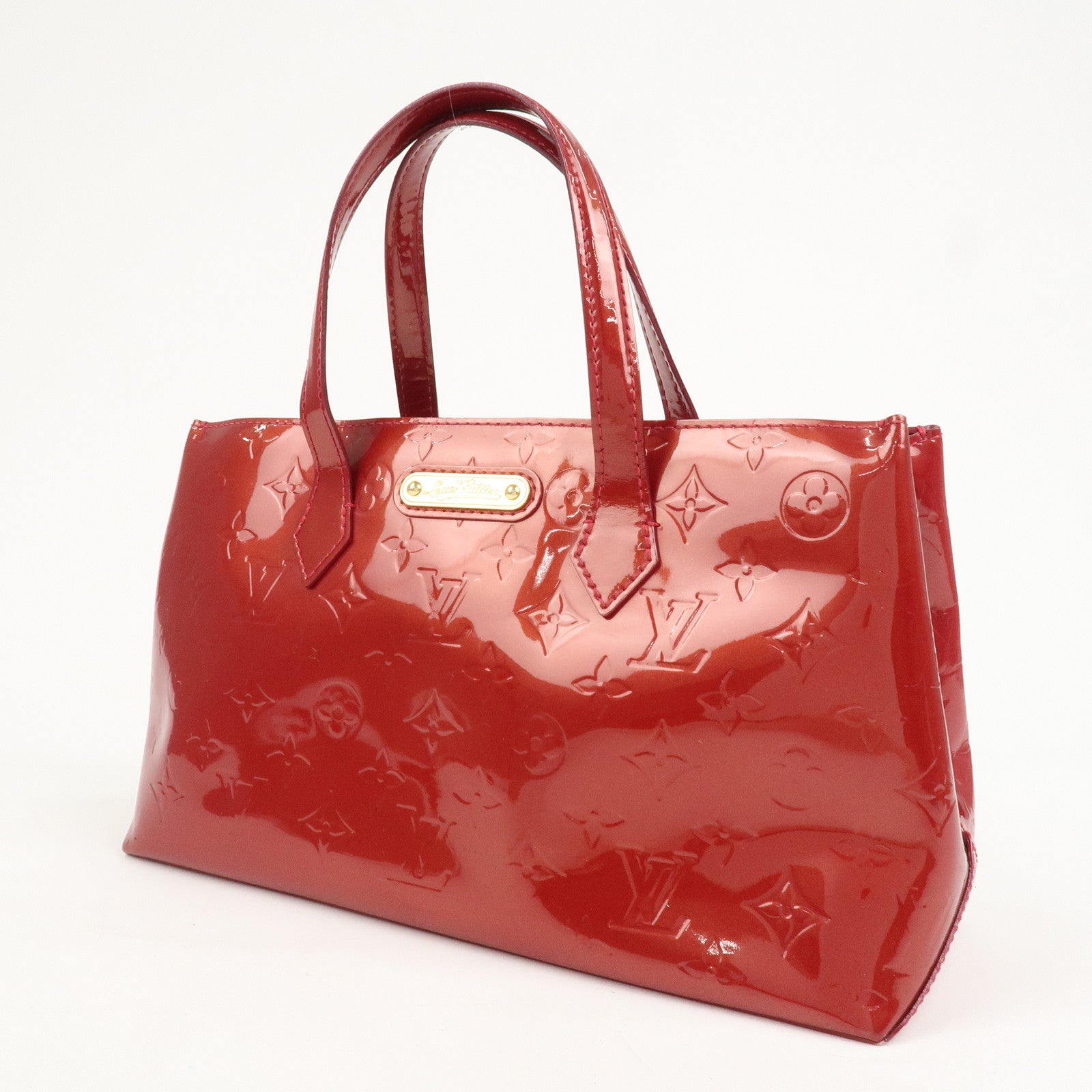 Louis Vuitton Monogram Vernis Wilshire PM Hand Bag M93642