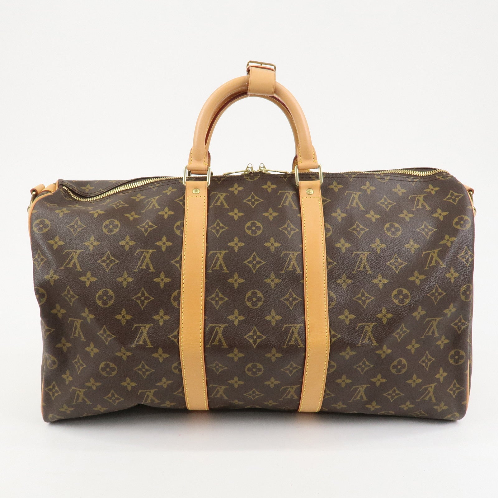 Louis Vuitton Monogram Keep All 50 Bandouliere Boston Bag M41416