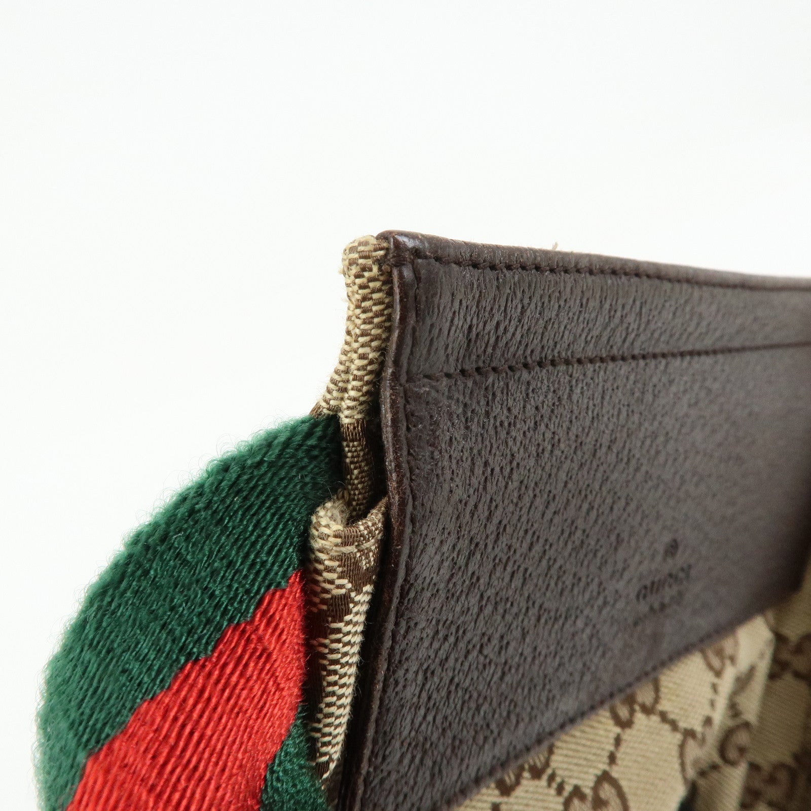GUCCI Sherry GG Canvas Waist Pouch Body Bag Beige Brown 28566