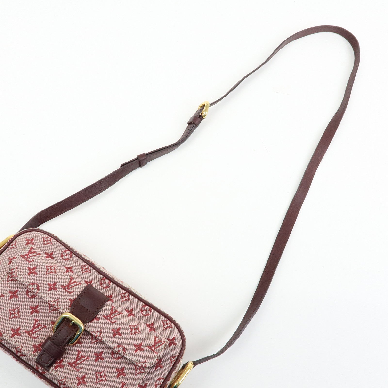 Louis Vuitton Monogram Mini Canvas Juliette Shoulder Bag Cherry