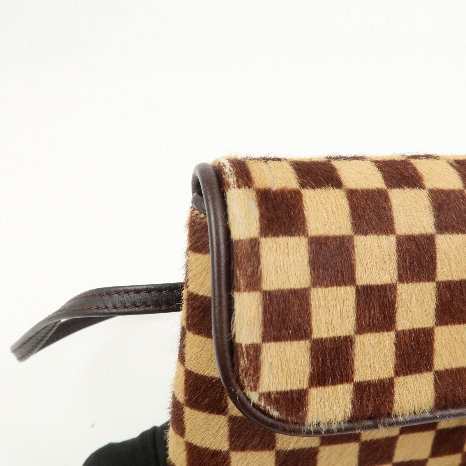Louis Vuitton Damier Sauvage Gazelle Shoulder Bag Beige M92130