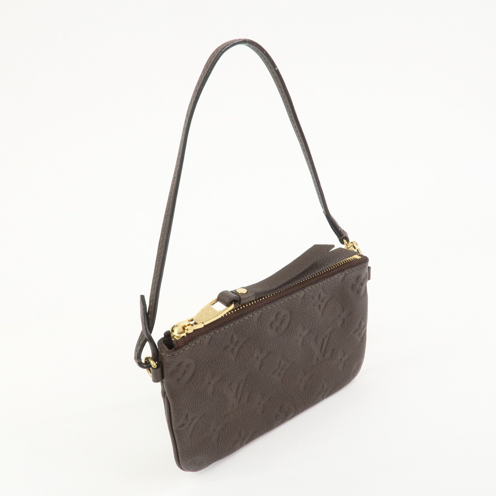 Louis Vuitton Monogram Empreinte Leather Pouch For Citadines Taupe