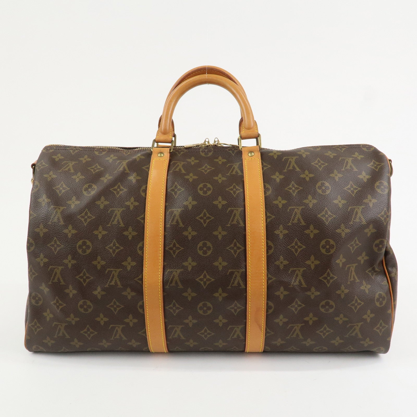 Louis Vuitton Monogram Keep All 50 Bandouliere Boston Bag M41416