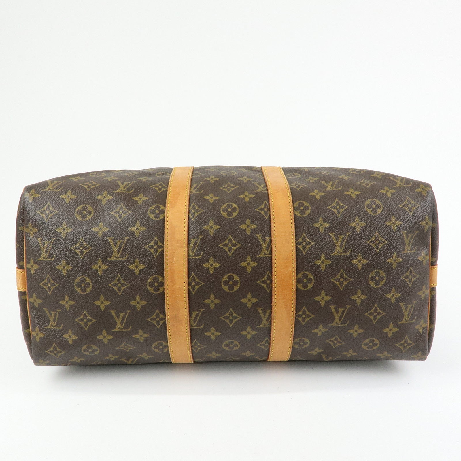 Louis Vuitton Monogram Keep All Bandouliere 45 Boston Bag M41418
