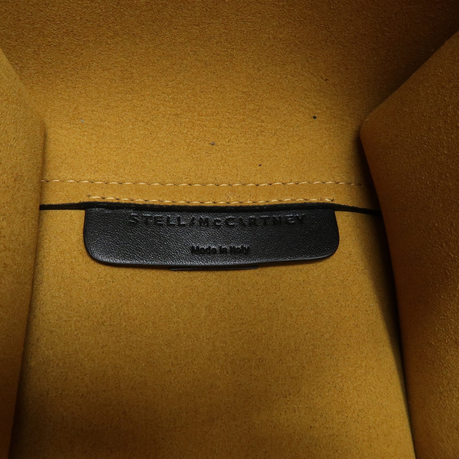 STELLA MCCARTNEY Faux Leather 2Way Bag Hand Shoulder Bag Black