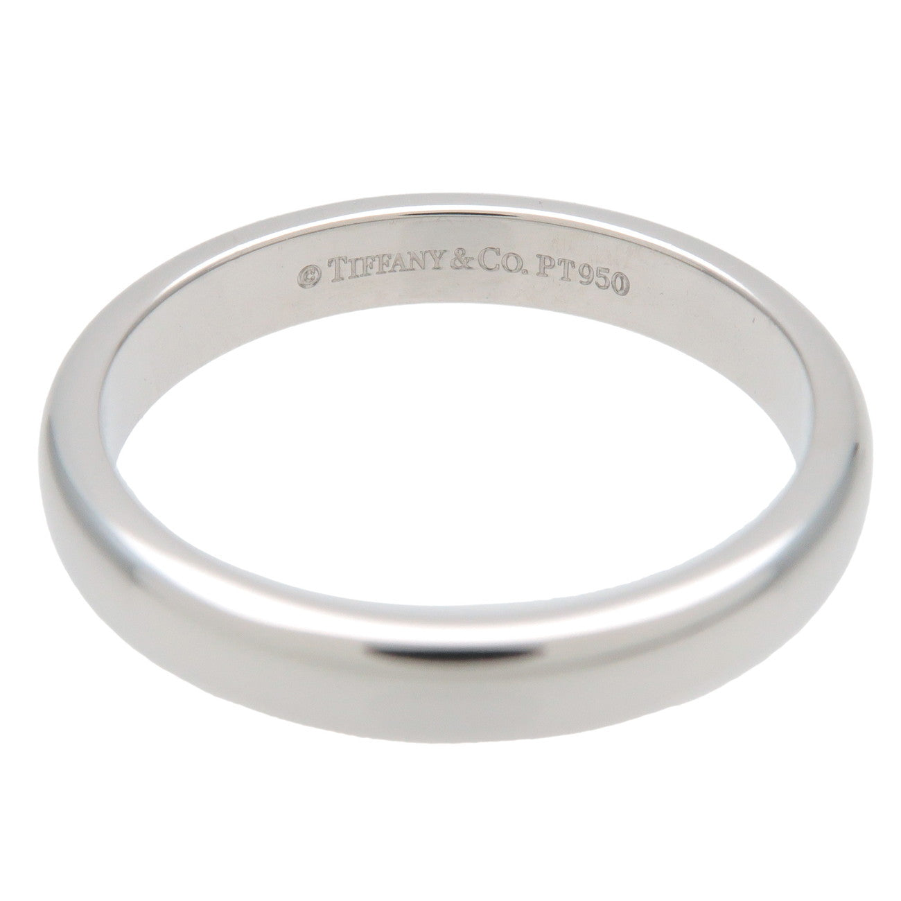 Tiffany & Co Classic Band Ring PT950 Platinum US6 EU51.5 HK13