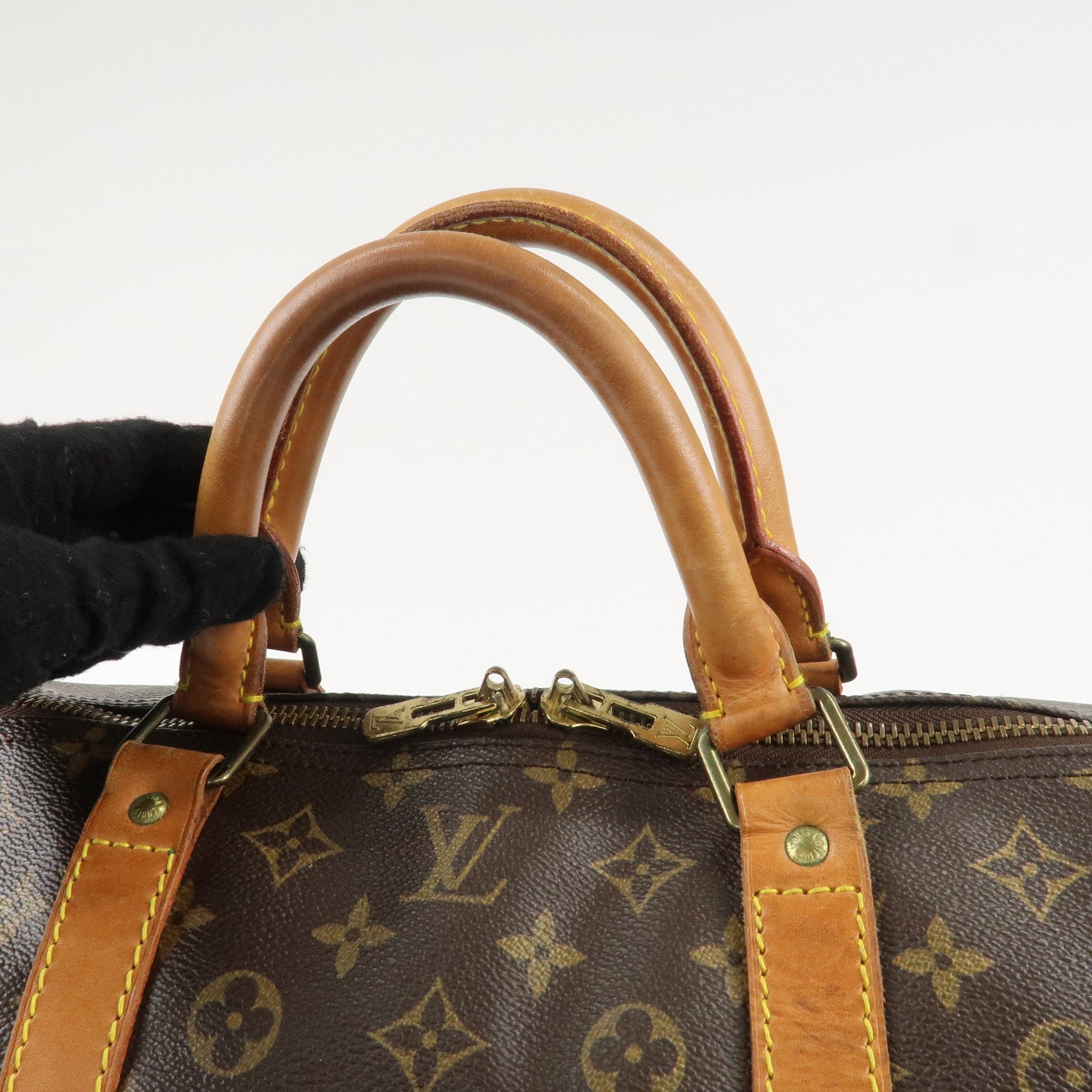 Louis Vuitton Monogram Keep All 60 Boston Bag Brown M41422 Used