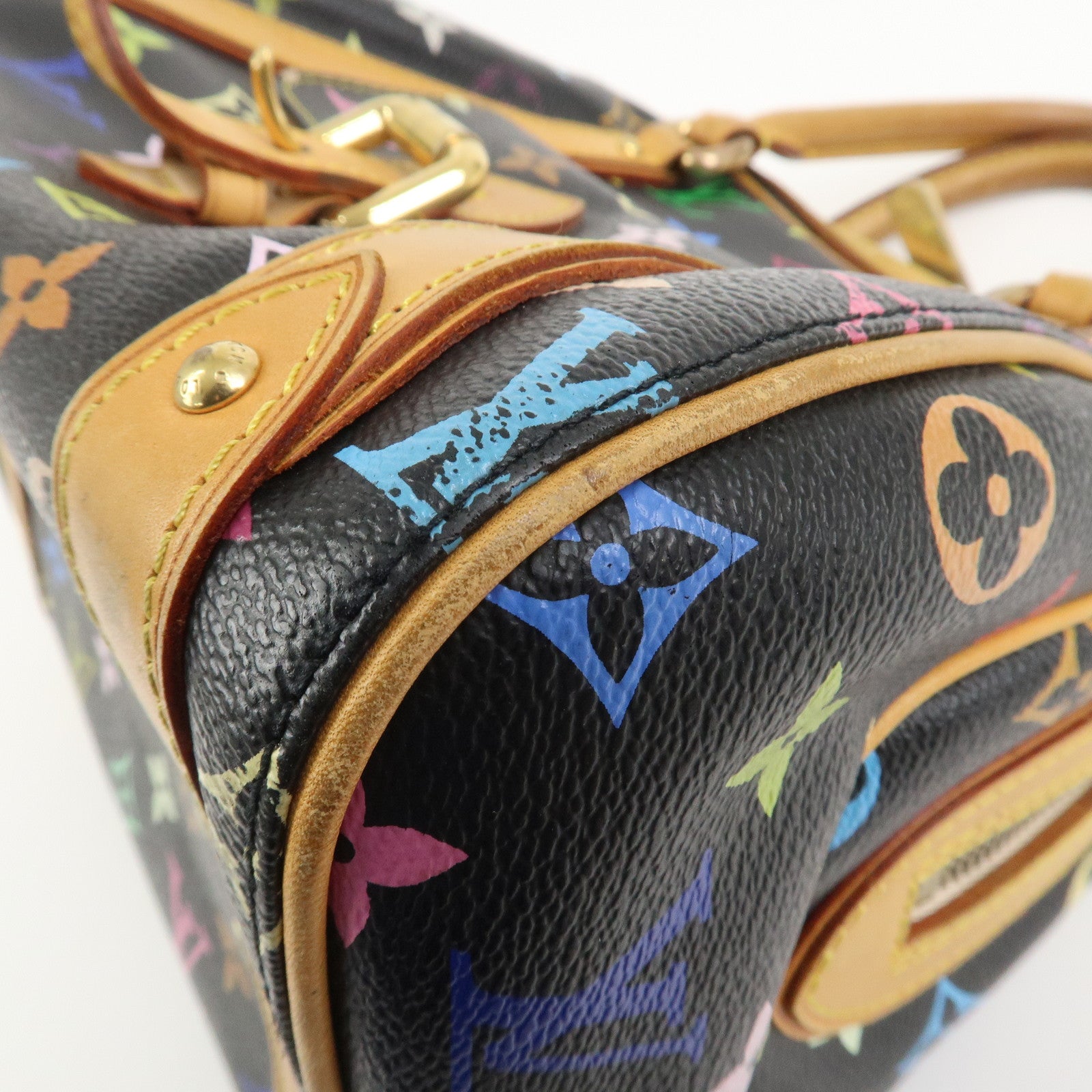 Louis Vuitton Monogram Multicolor Priscilla Hand Bag Noir M40097