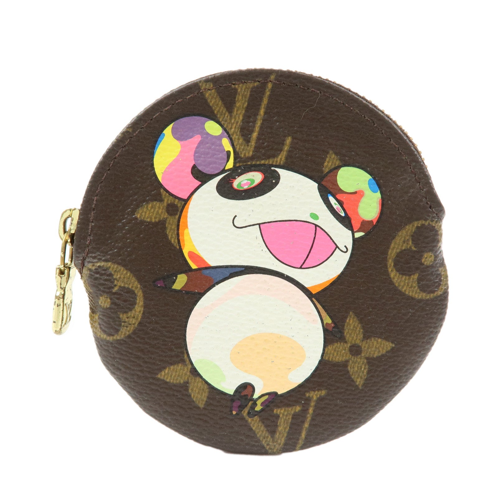 Louis Vuitton Porte-Monnaie Rond Monogram Panda Coin Case M61928