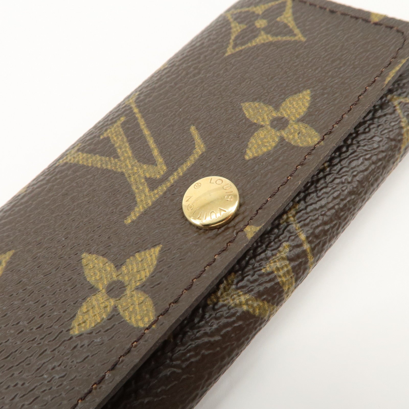 Louis Vuitton Monogram Multicles 4 Key Case Brown M69517