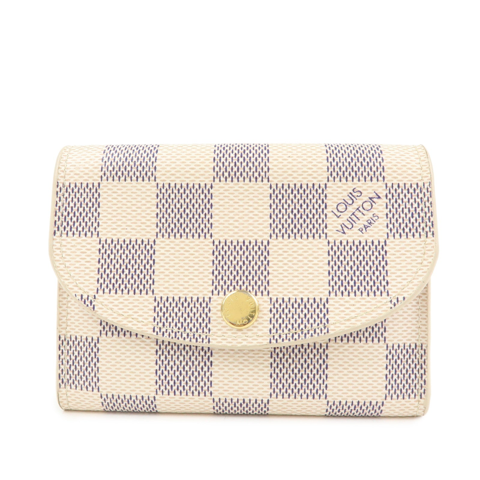Louis Vuitton Damier Azur Porte Monnaie Rosalie Coin Case N61276