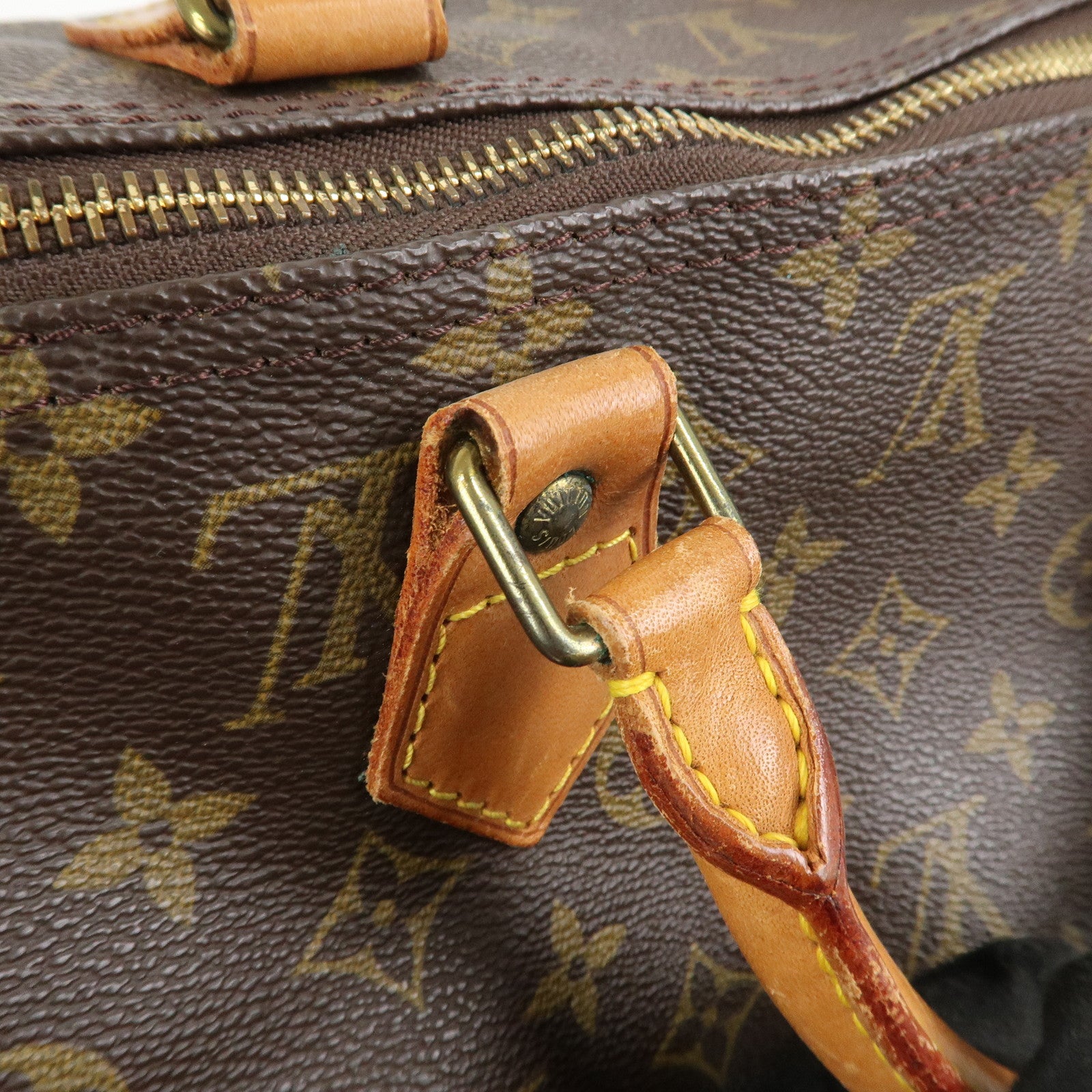 Louis Vuitton Monogram Speedy 40 Hand Bag Boston Bag Brown M41522