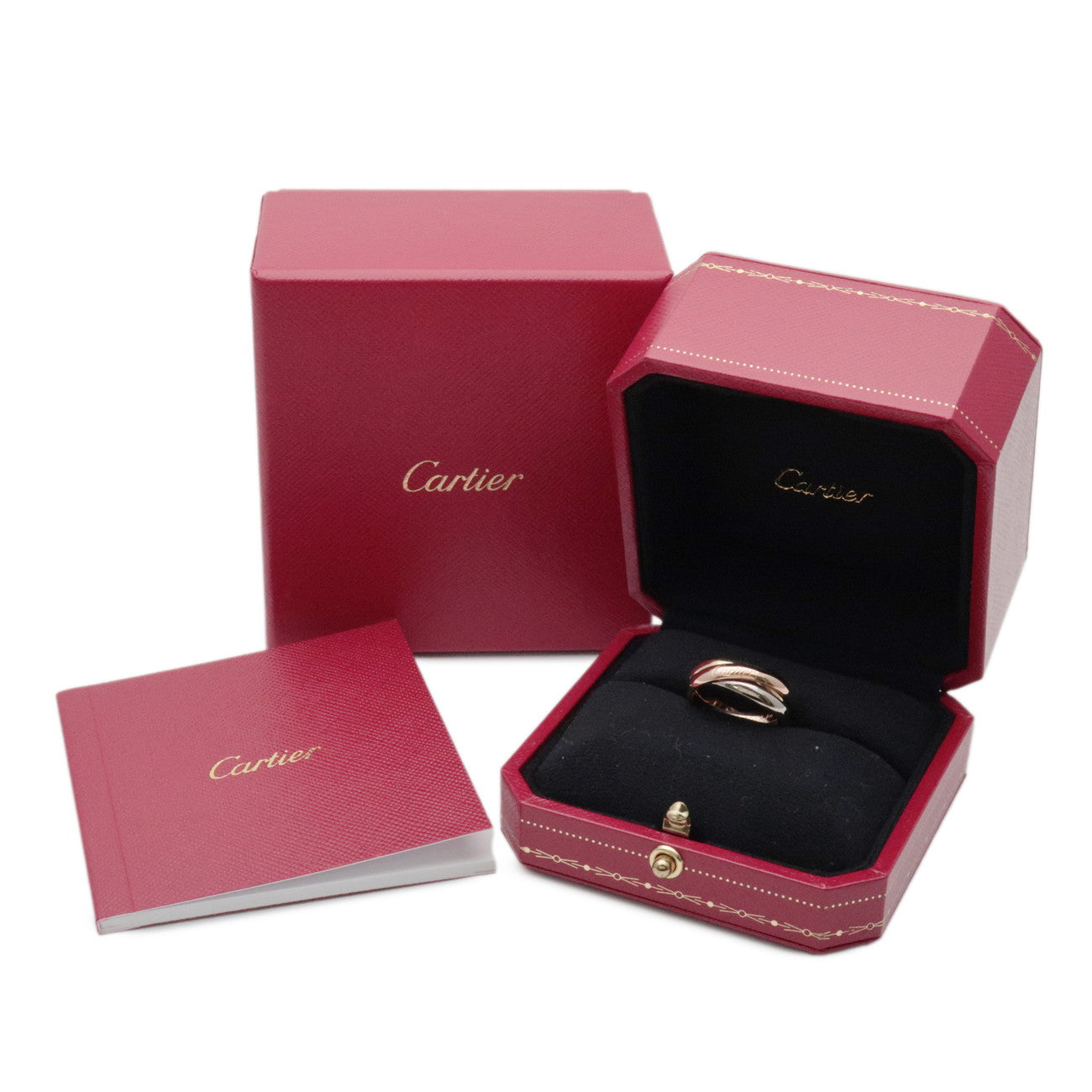 Cartier Trinity Ring MM K18 750YG/WG/PG #51 US5.5 EU51 HK12