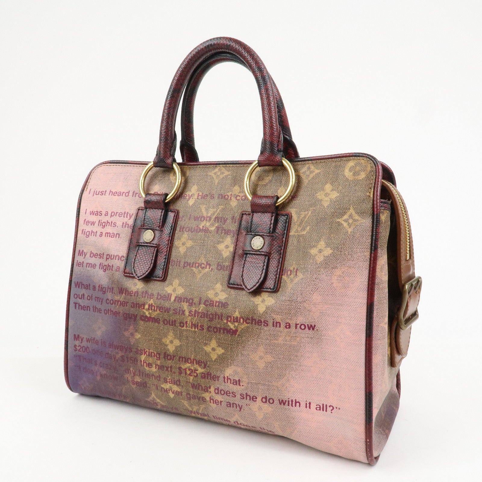 Louis Vuitton Monogram Jokes Graduate Tote Bag Violet M95739