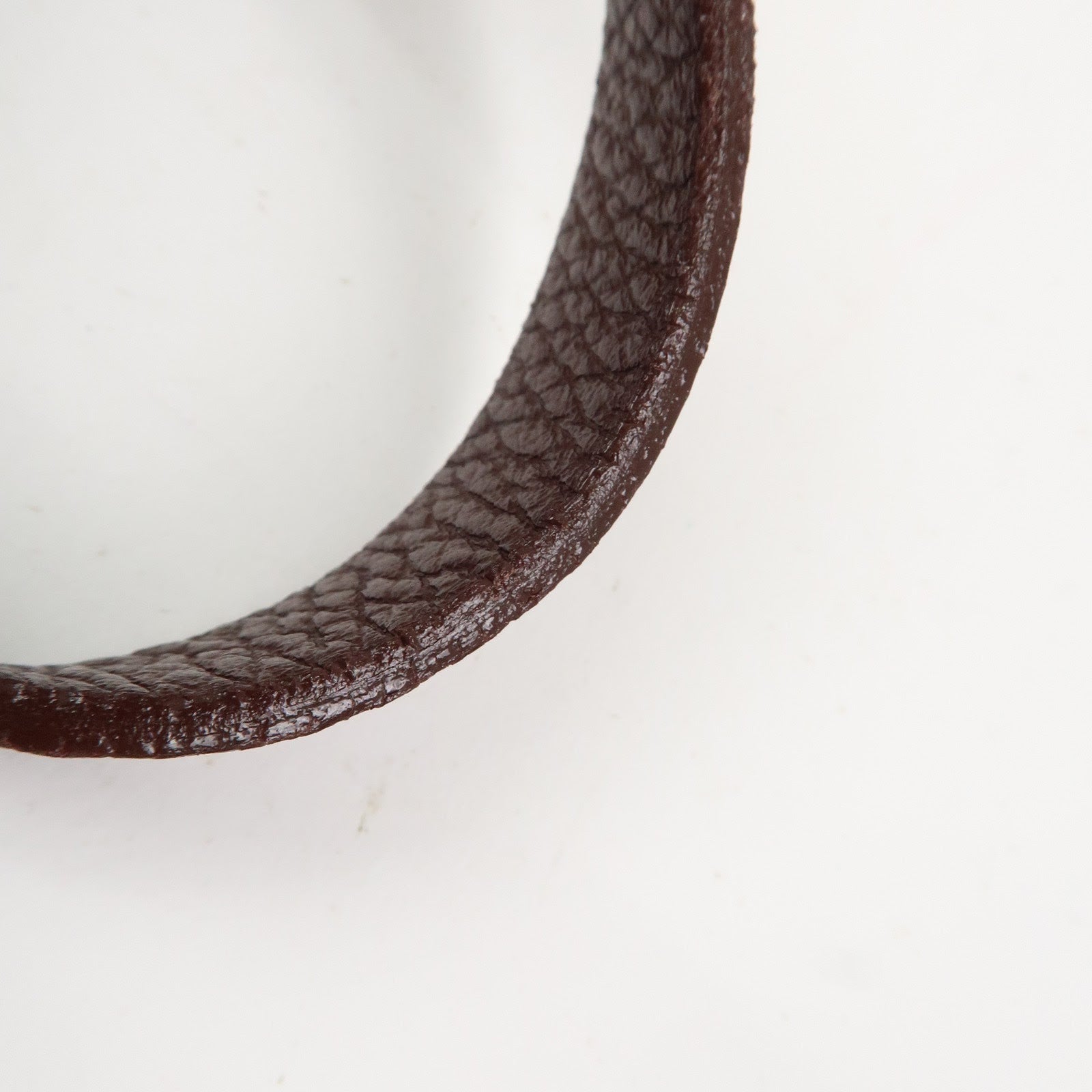 HERMES Amedaba PM Diago Leather Tote Bag Hand Bag Brown