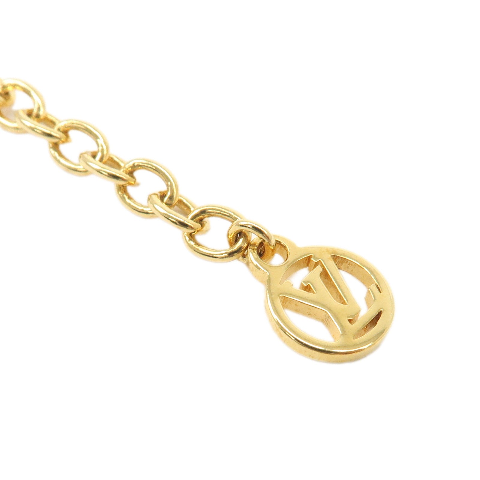 Louis Vuitton Monogram Canvas Metal Vivienne Pool Bracelet M1016Z