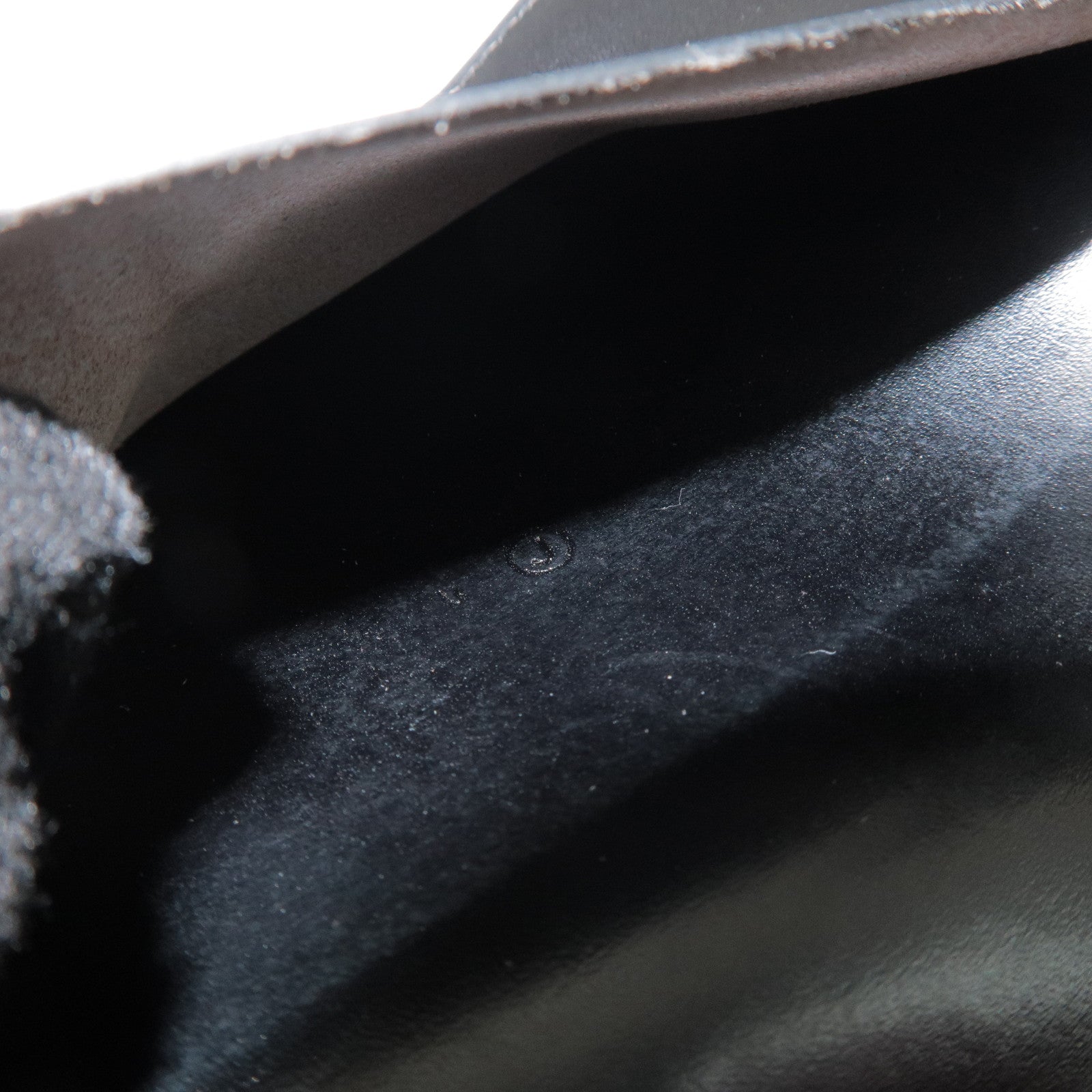 HERMES Agenda GM Box Calf Leather Planner Cover □J Stamped Black