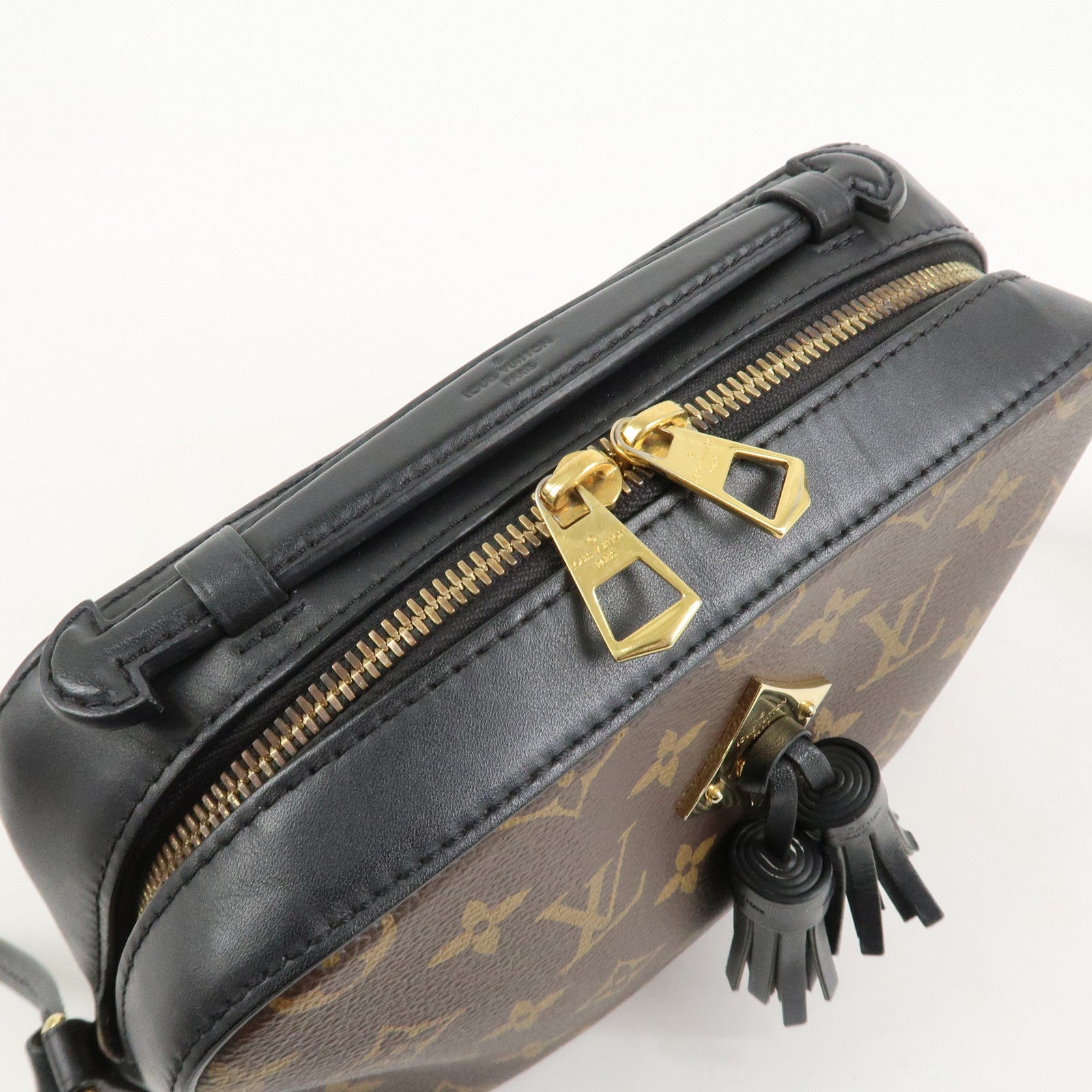 Louis Vuitton Monogram Saintonge Shoulder Bag Noir M43555 Used