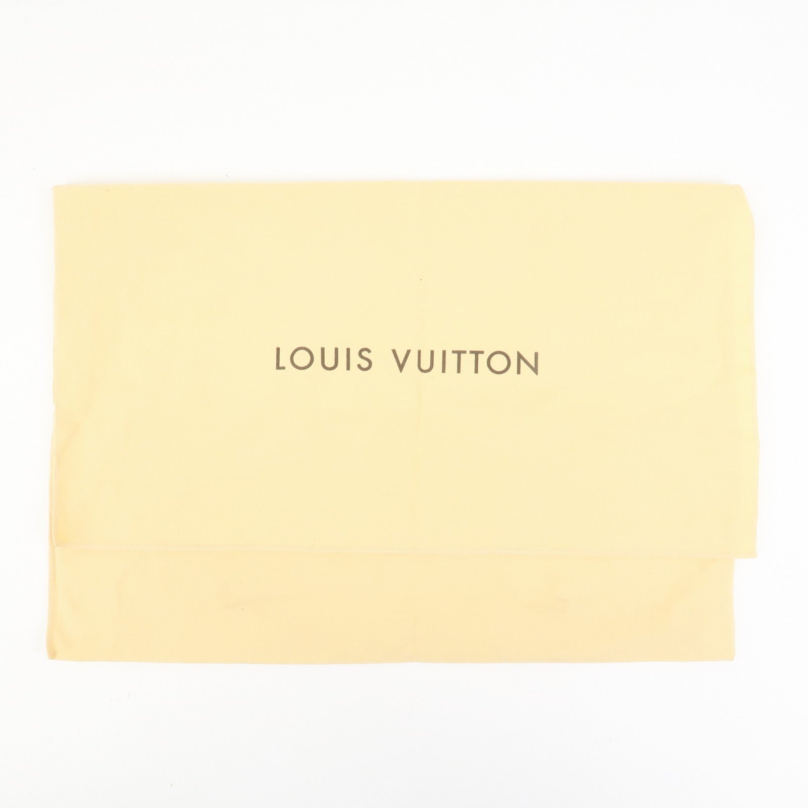 Louis Vuitton Set Of 10 Dust Bag Storage Bag Flap Style Beige