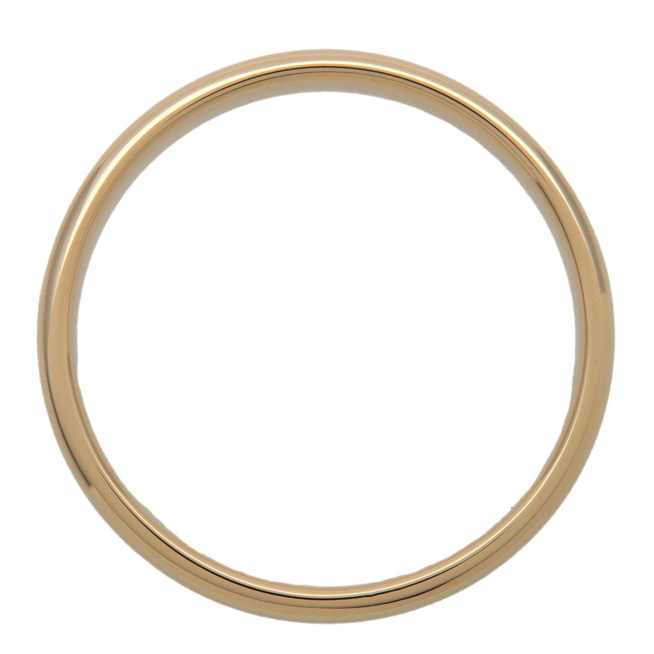 Tiffany & Co Classic Band Ring 750YG Yellow Gold US9 EU59 HK20
