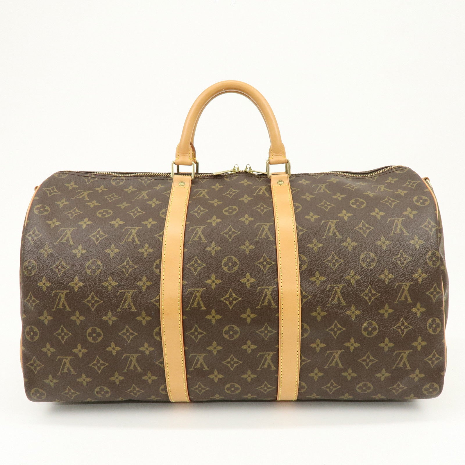 Louis Vuitton Monogram Keep All Bandouliere 50 Boston Bag M41416