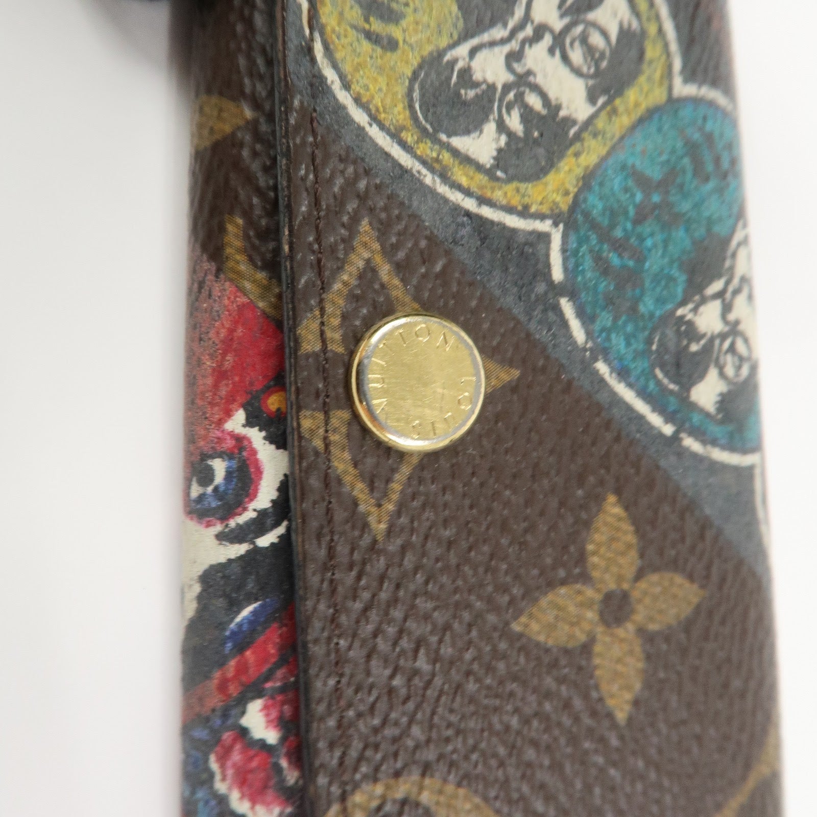 Louis Vuitton Monogram Kansai Yamamoto Multicles 4 Key Case Brown