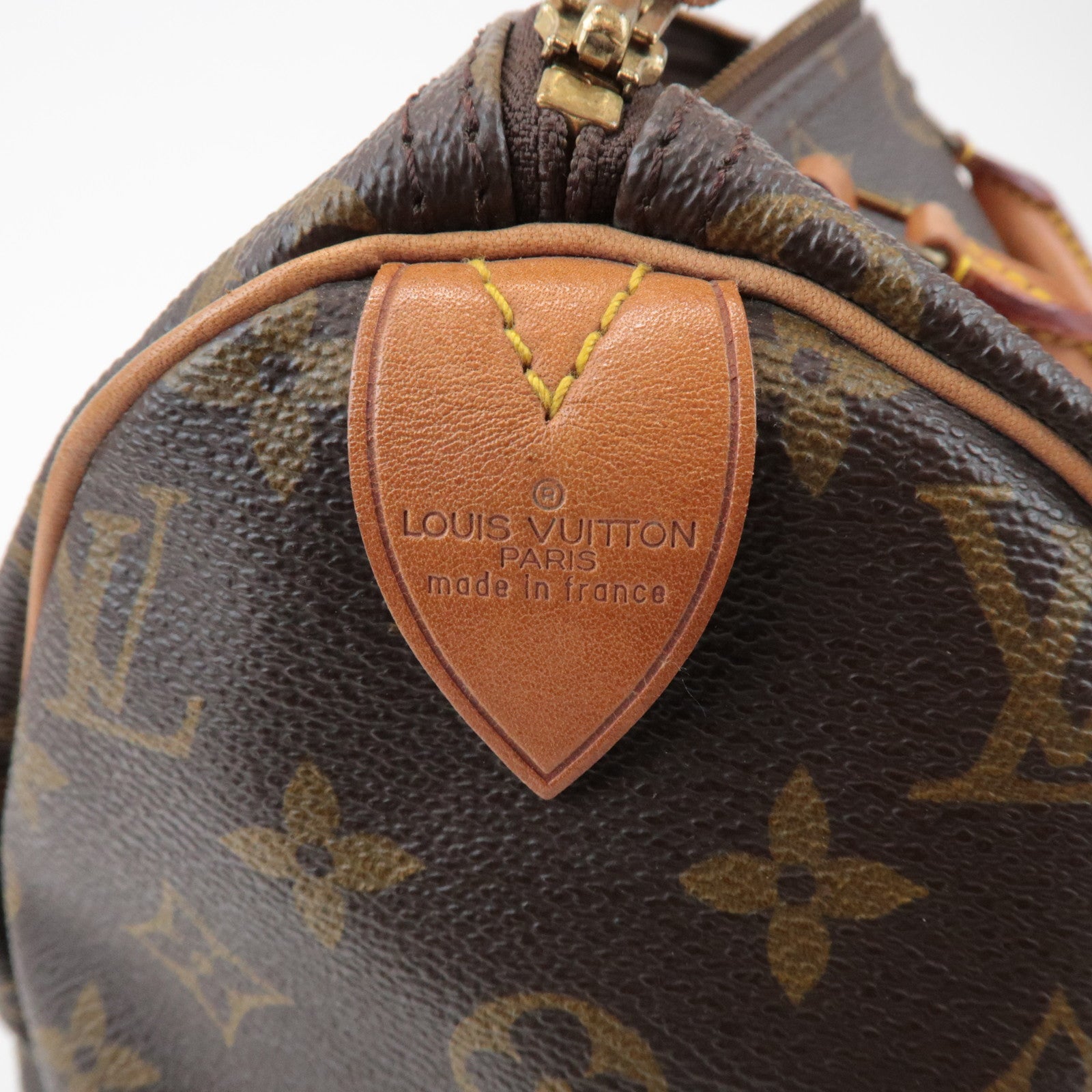 Louis Vuitton Monogram Speedy 30 Boston Bag Hand Bag Brown M41526