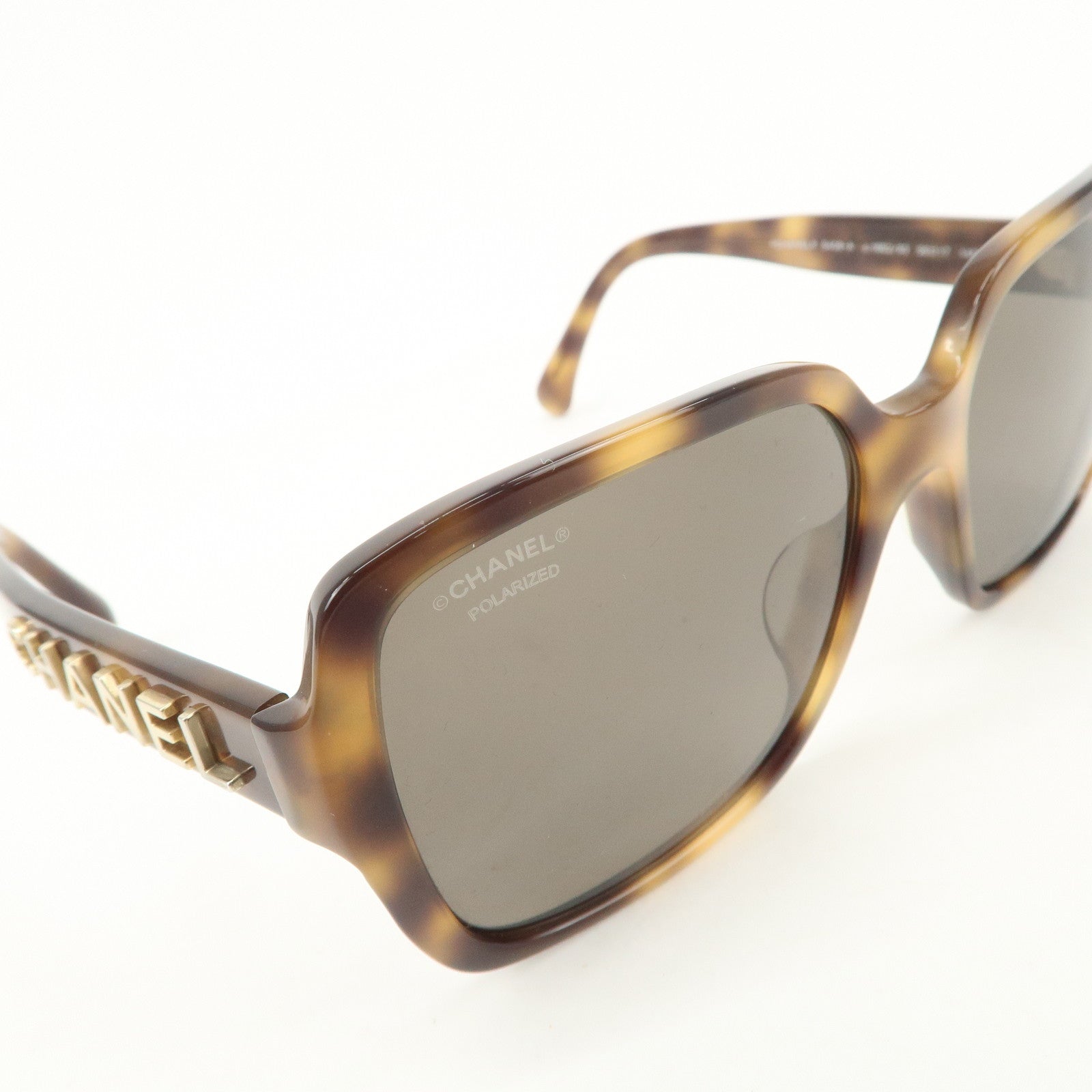 CHANEL Logo Plastic Sunglasses 5408-A c.1662/83 56□17 140 3P