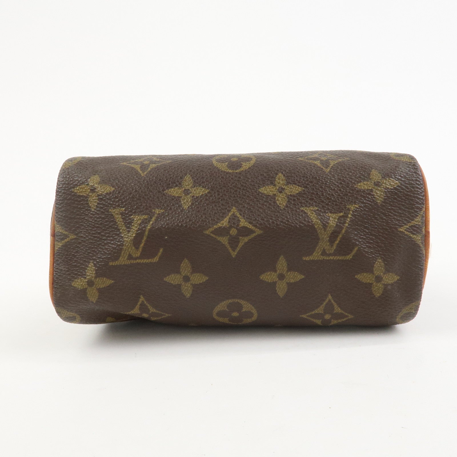 Louis Vuitton Monogram Mini Speedy Hand Bag Brown M41534