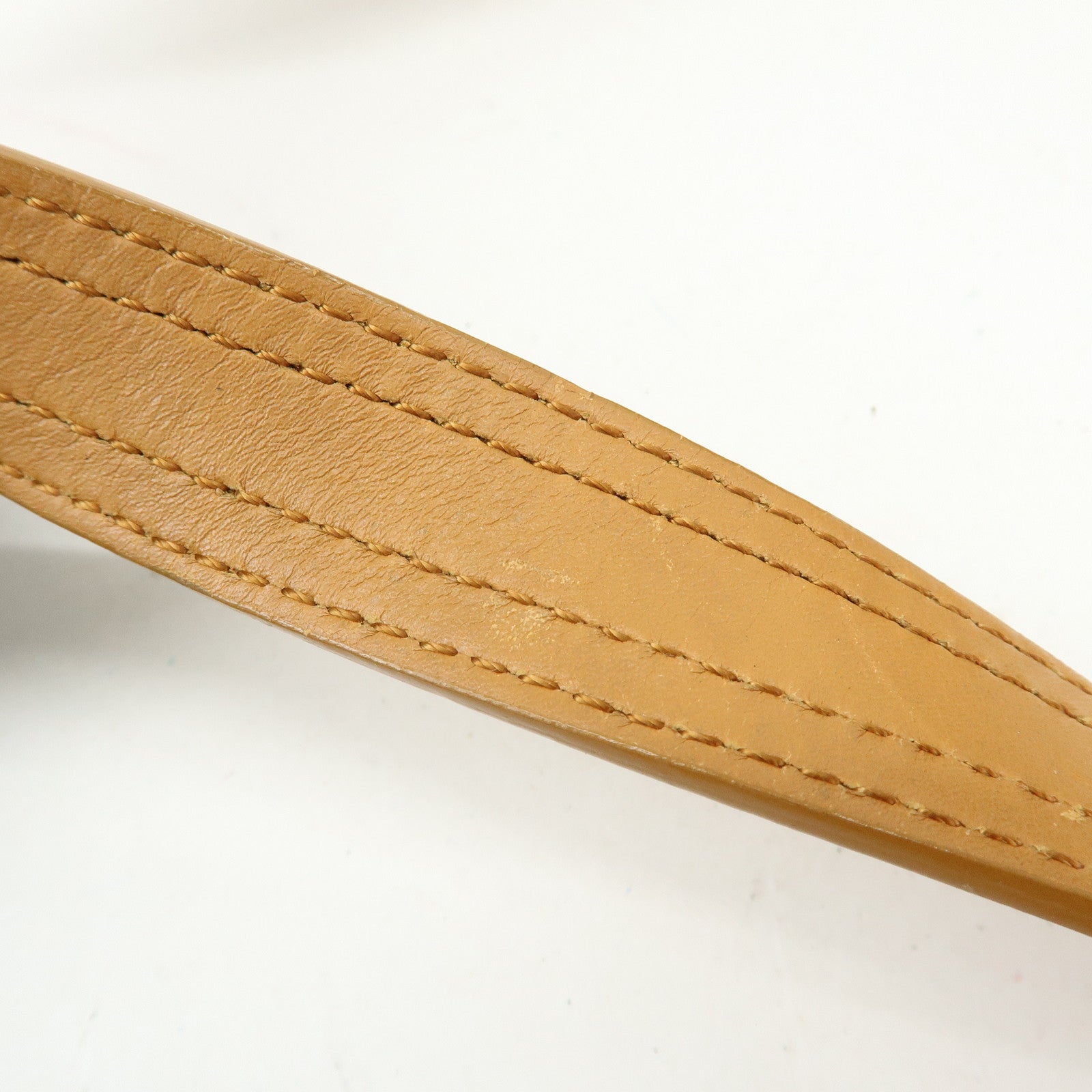 BURBERRY Canvas Leather Shoulder Bag Beige Light Brown