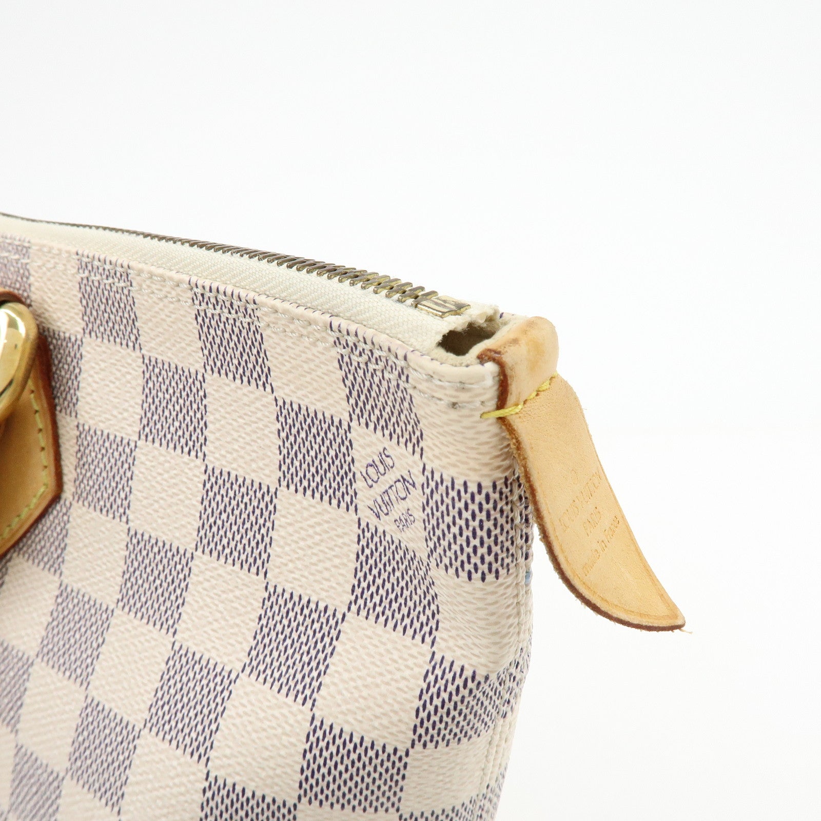 Louis Vuitton Damier Azur Saleya PM Tote Bag Hand Bag N51186