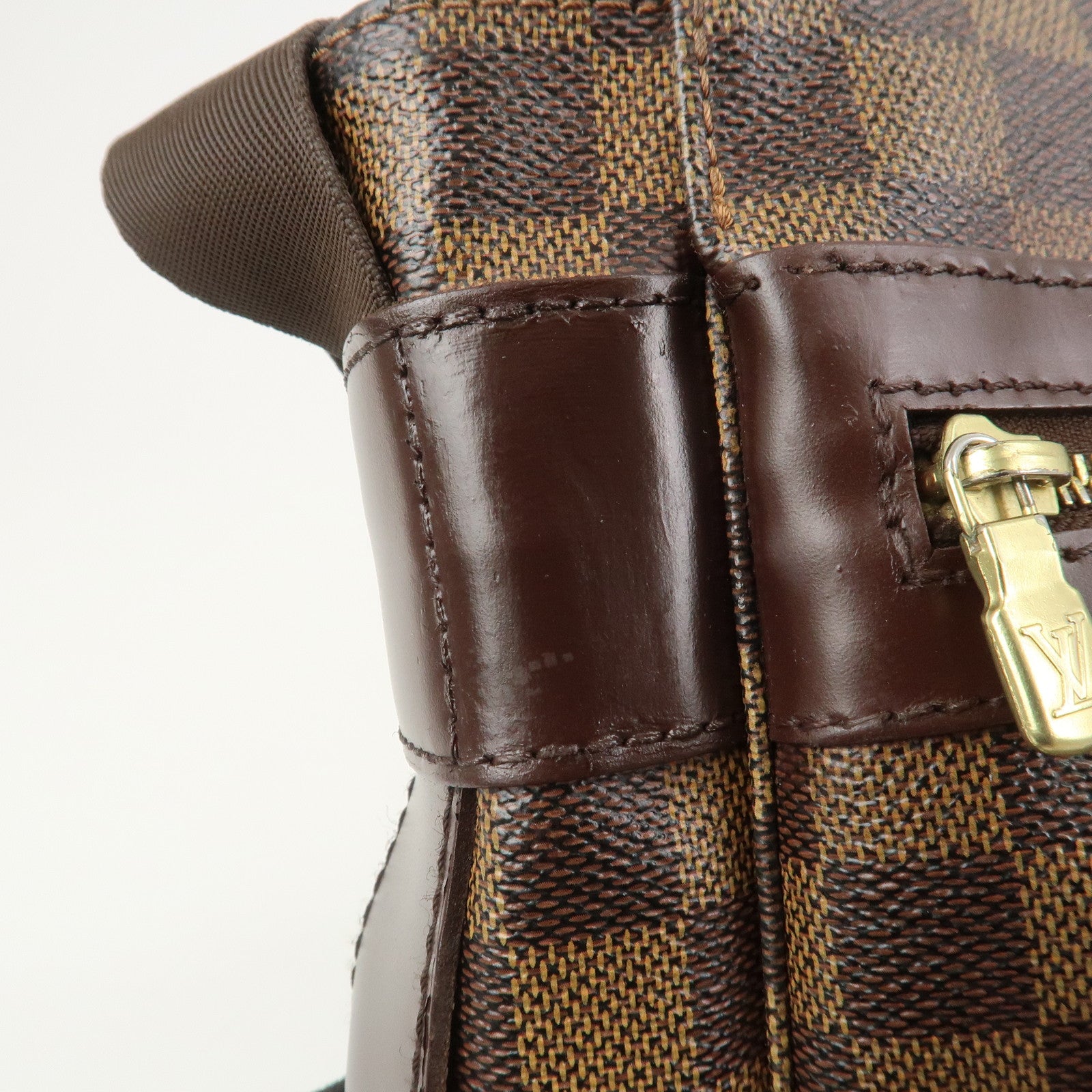 Louis Vuitton Damier Bastille Canvas Shoulder Bag Brown N45258