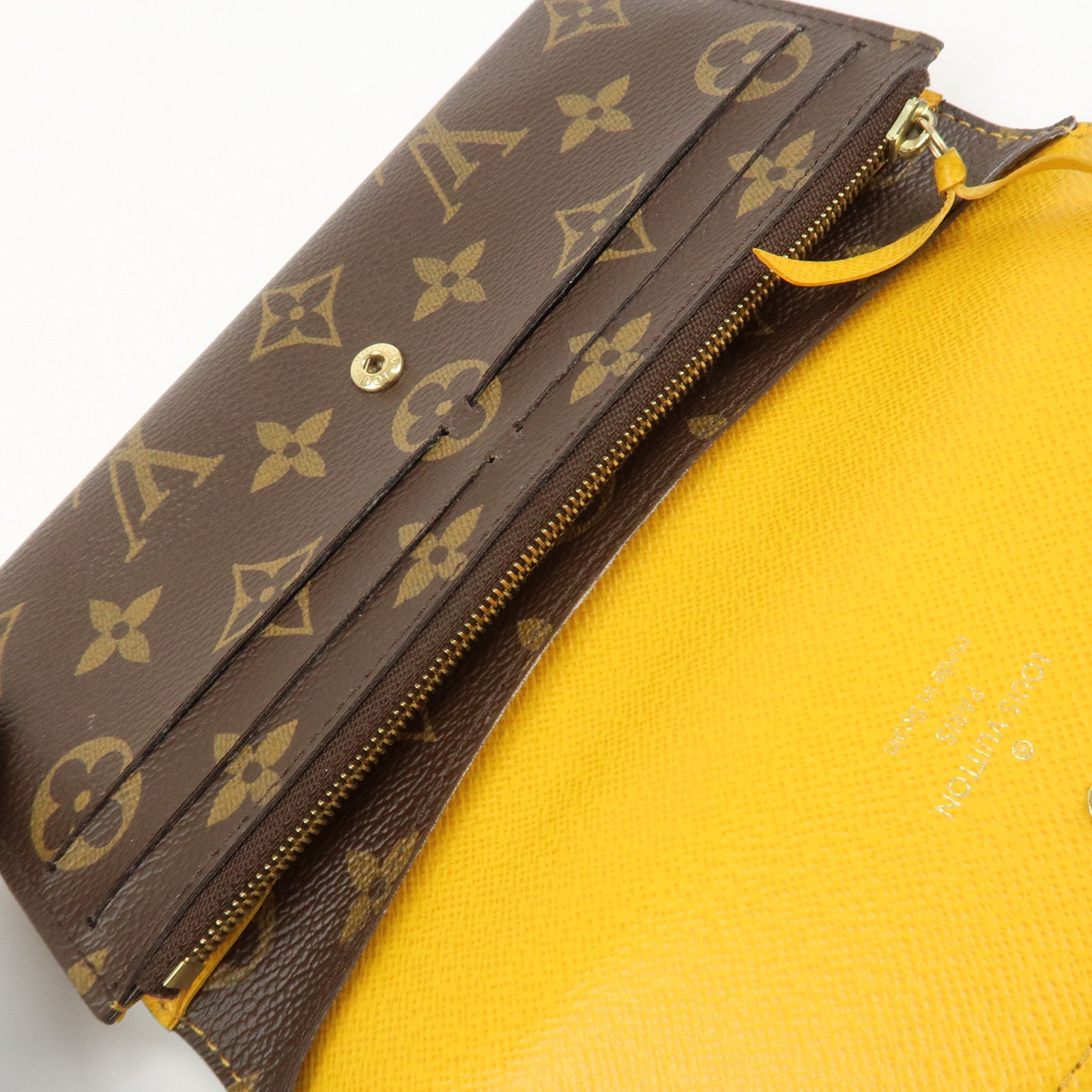 Louis Vuitton Monogram Portefeuille テ盈ilie Long Wallet Brown M60698