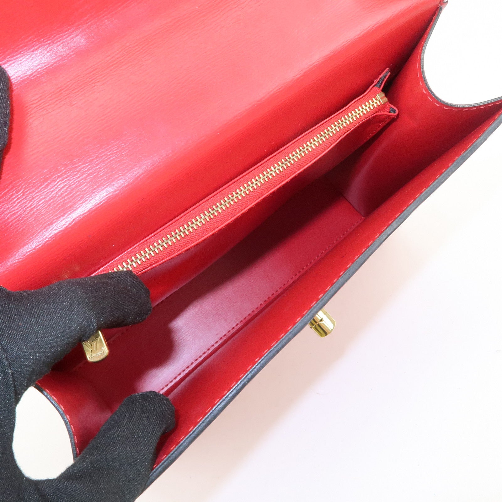 Louis Vuitton Epi Leather Marceau Hand Bag Castilian Red M52377