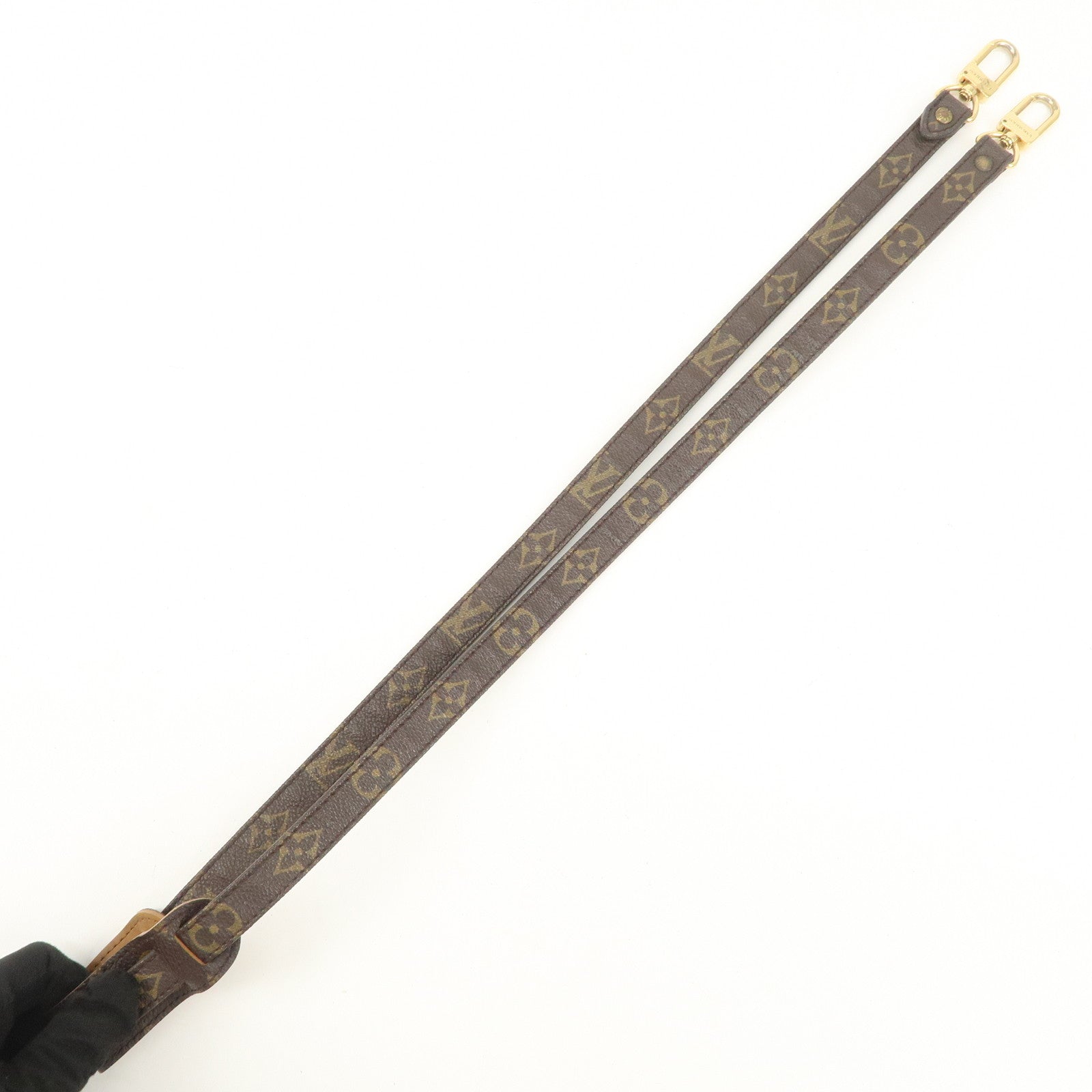 Louis Vuitton Monogram Canvas Shoulder Strap 120cm Brown J75010 Used