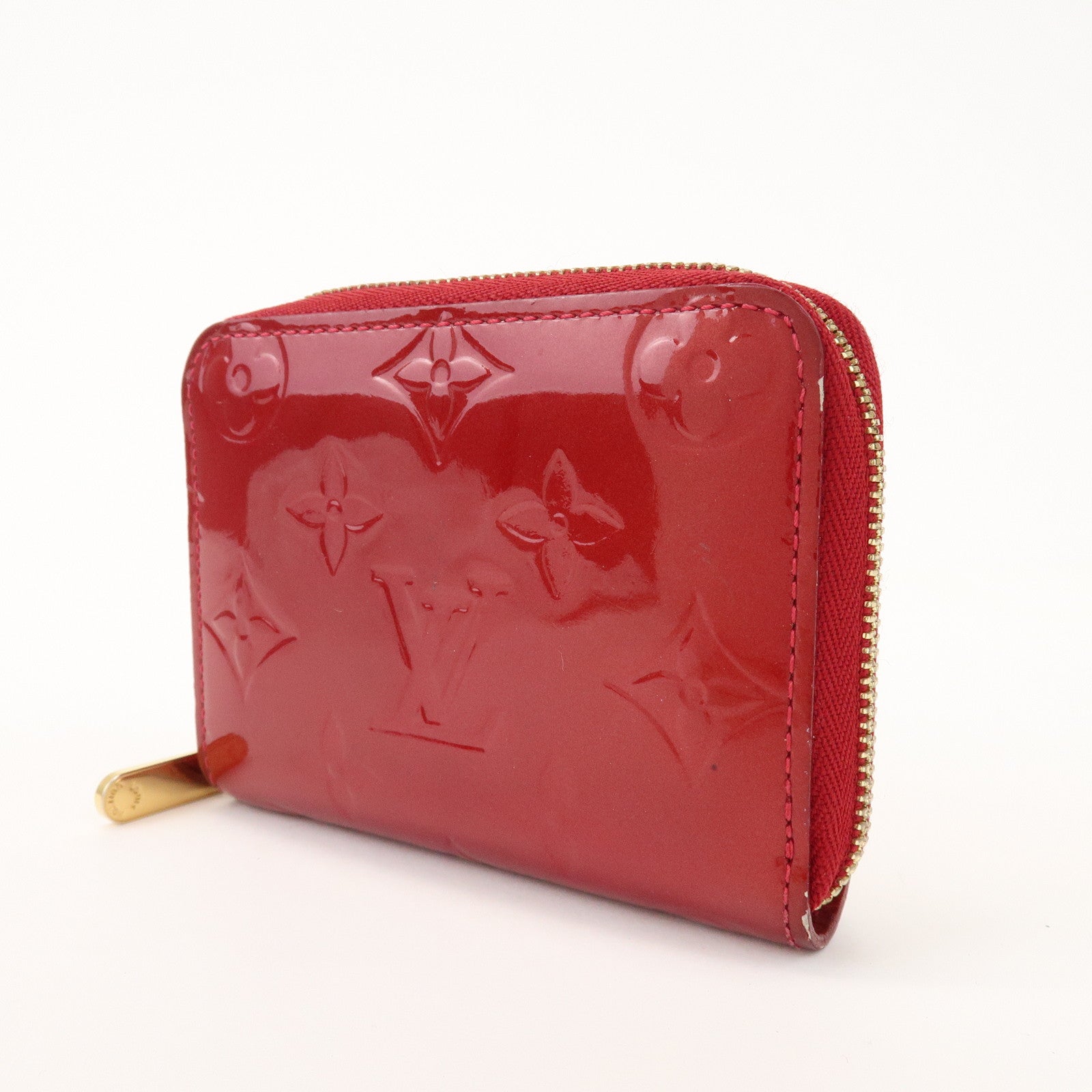 Louis Vuitton Monogram Vernis Leather Zippy Coin Case Pomme d'Amour