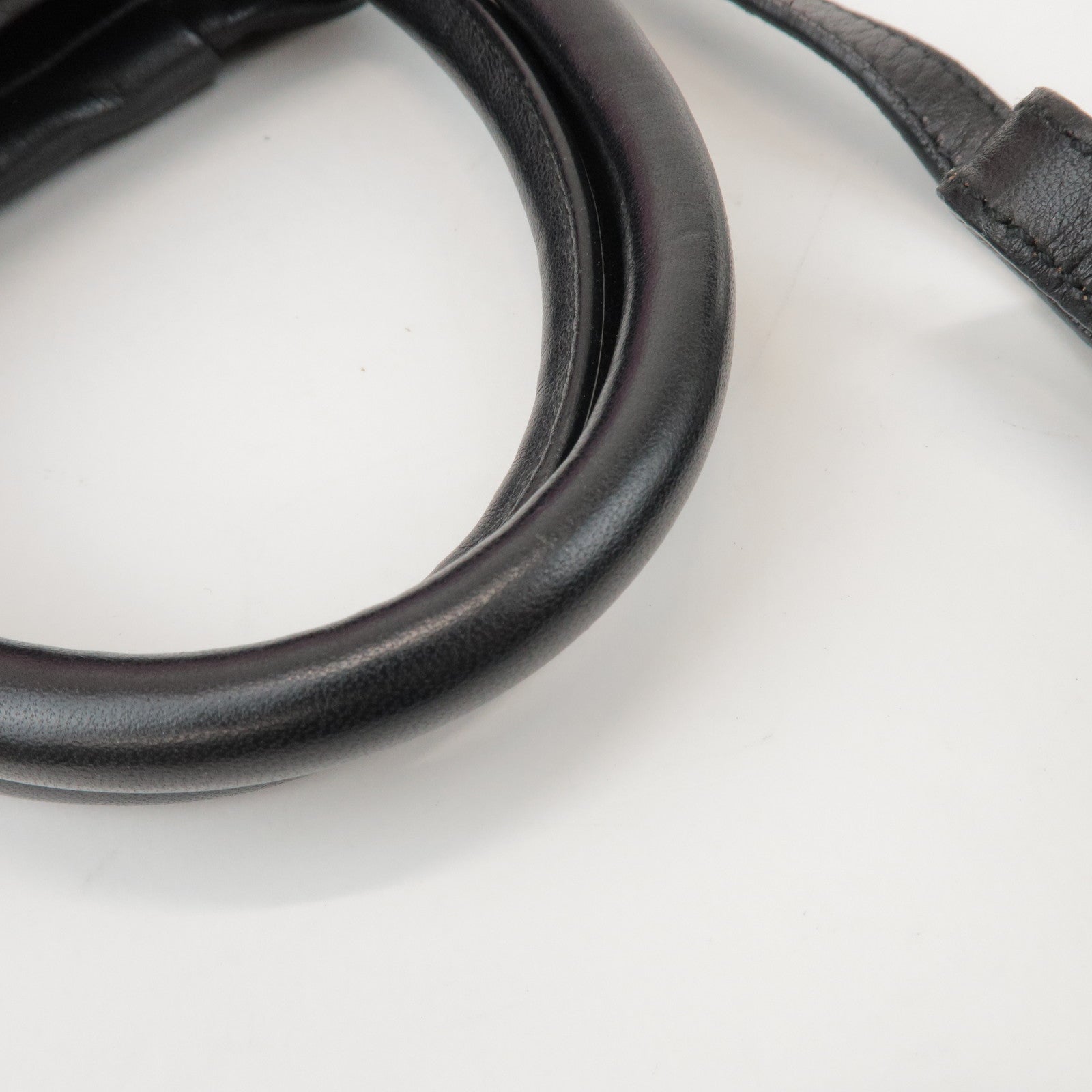 PRADA Logo Leather 2Way Hand Shoulder Bag Ribbon Black Pink BN1604