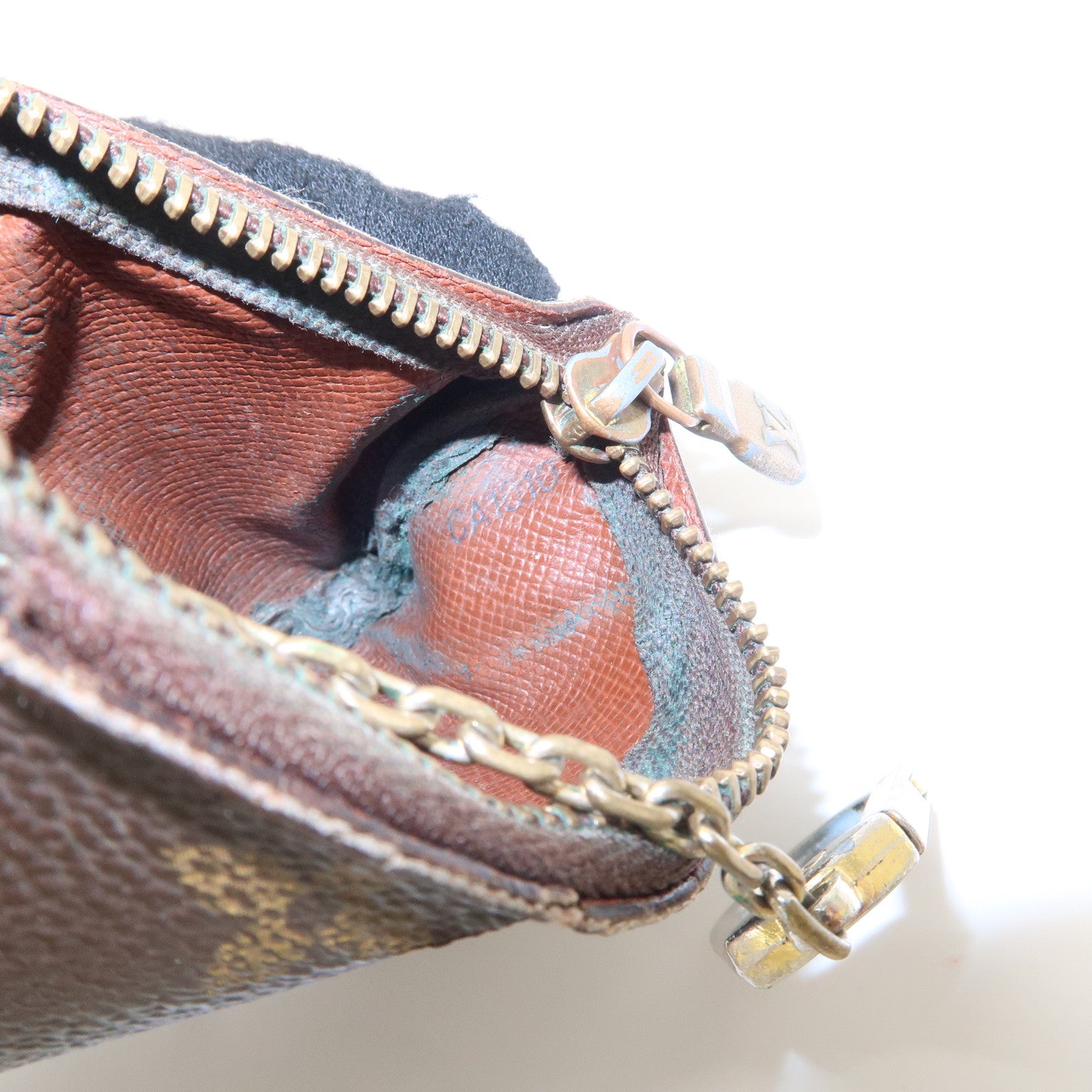 Louis Vuitton Monogram Set of 3 Coin Case M62650 M61970 Used