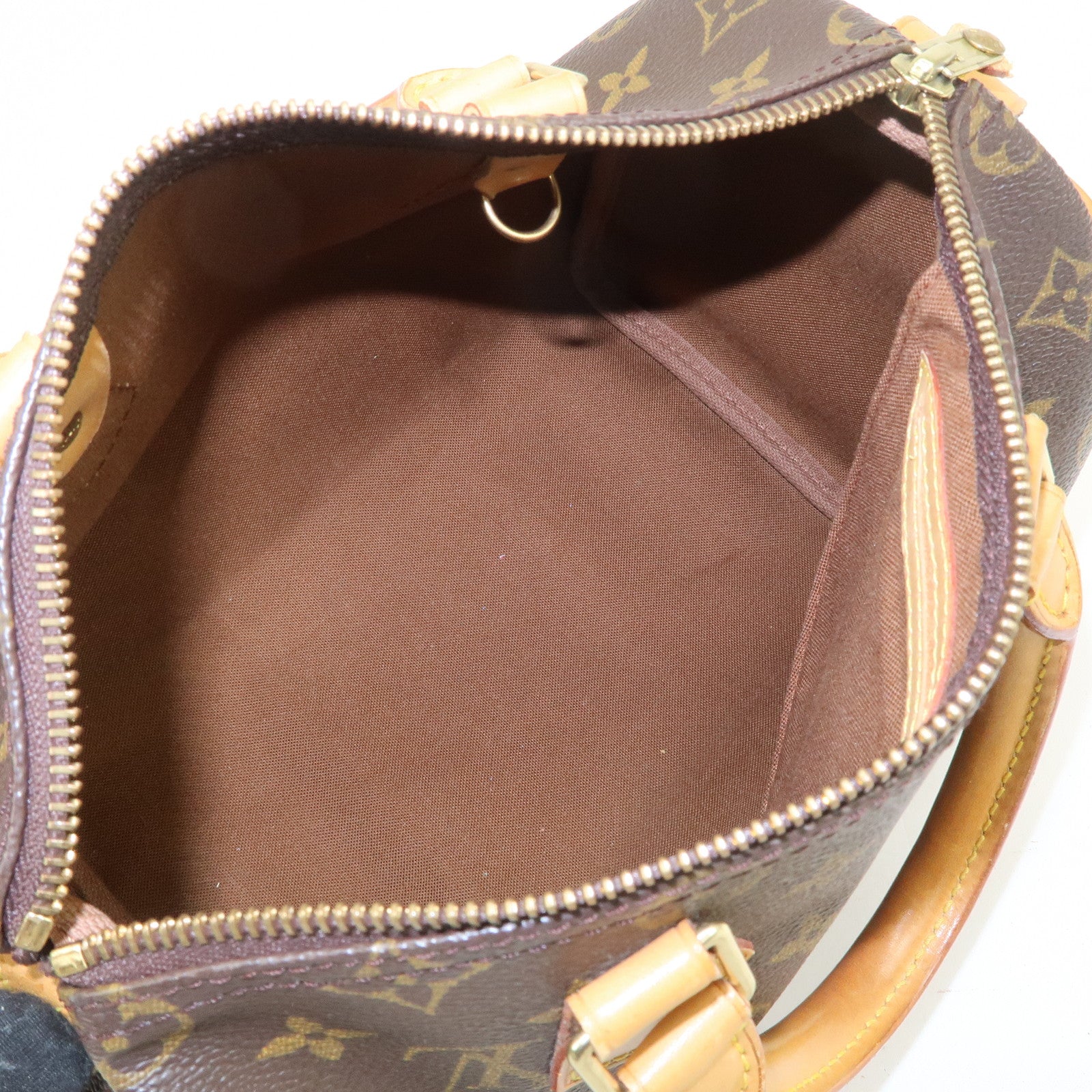 Louis Vuitton Monogram Speedy 25 Boston Bag Hand Bag Brown M41528