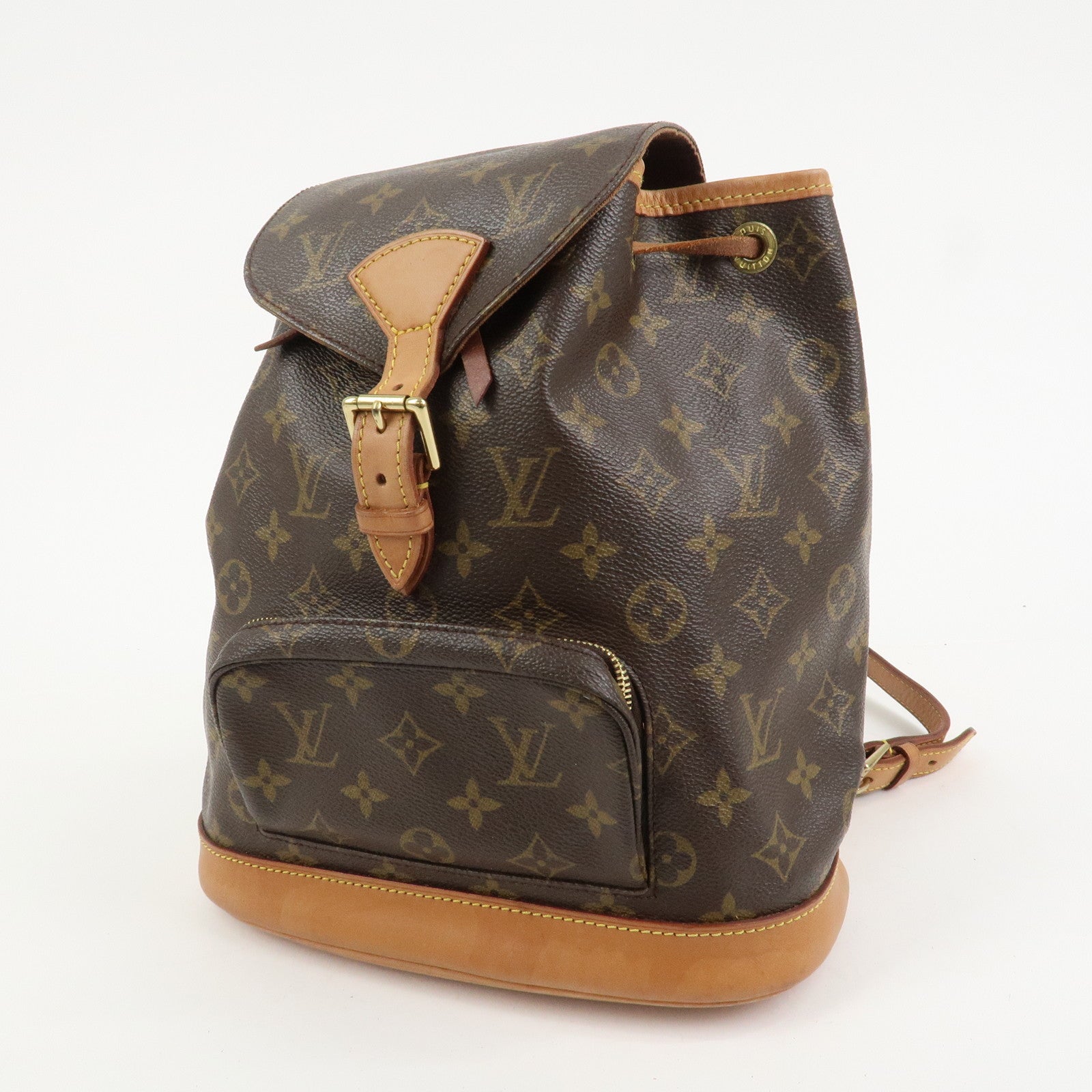 Louis Vuitton Monogram Canvas Montsouris MM Backpack Brown M51136