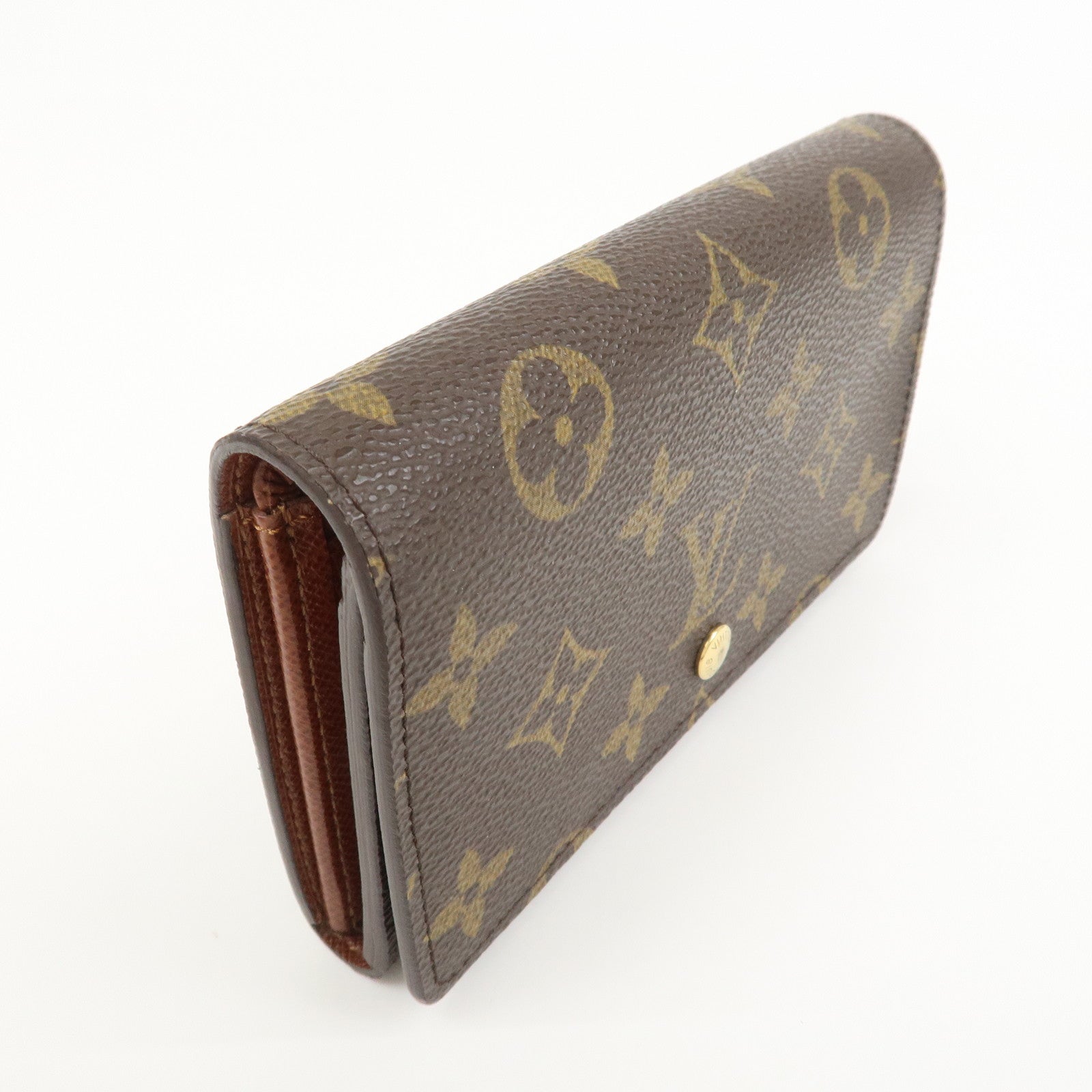 Louis Vuitton Monogram Porte Monnaie Billet Tresor Wallet M61730