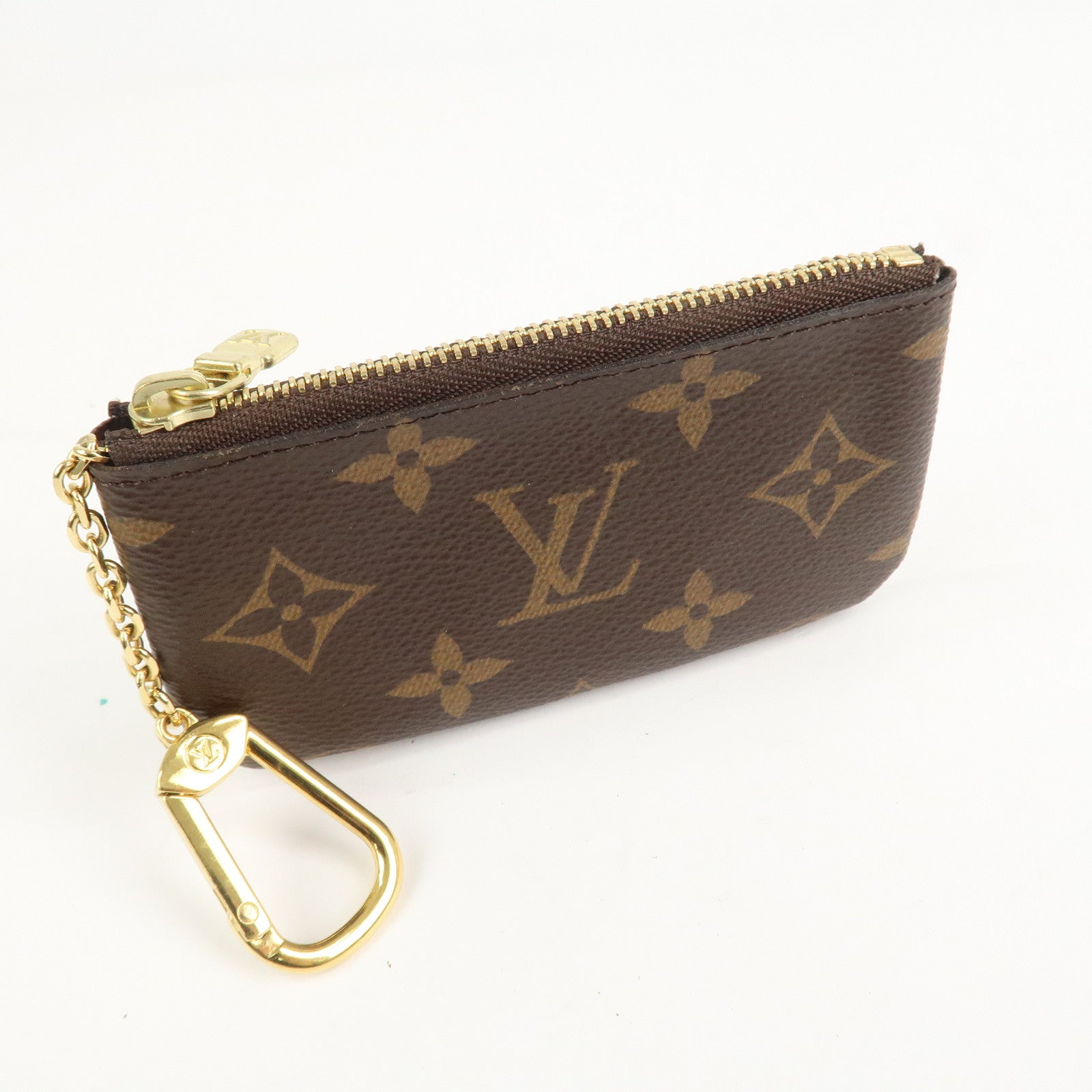 Louis Vuitton Monogram Pochette Cles Coin Case Key Case M62650