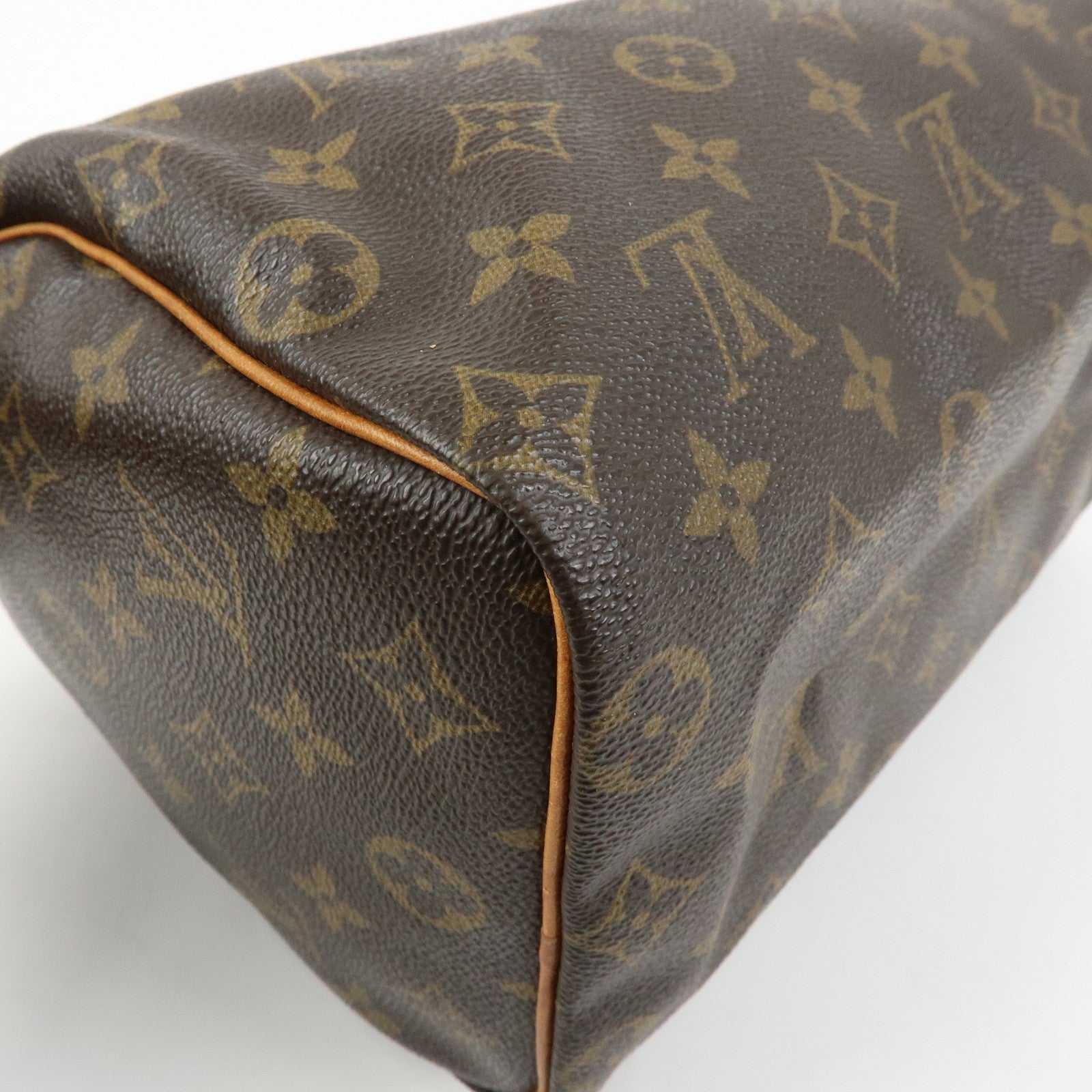 Louis Vuitton Monogram Speedy 25 Boston Bag Hand Bag Brown M41528