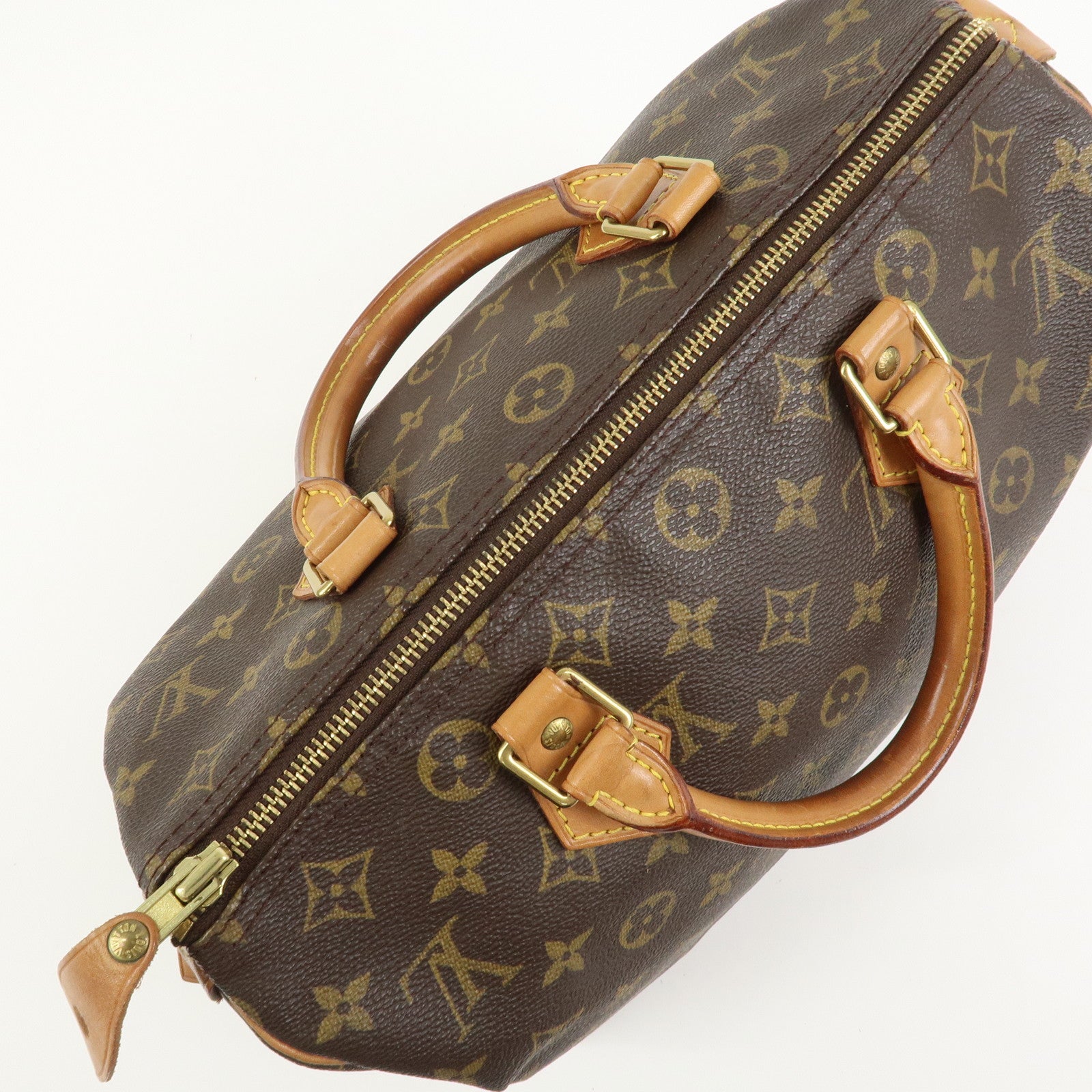 Louis Vuitton Monogram Speedy 30 Boston Bag Hand Bag Brown M41526