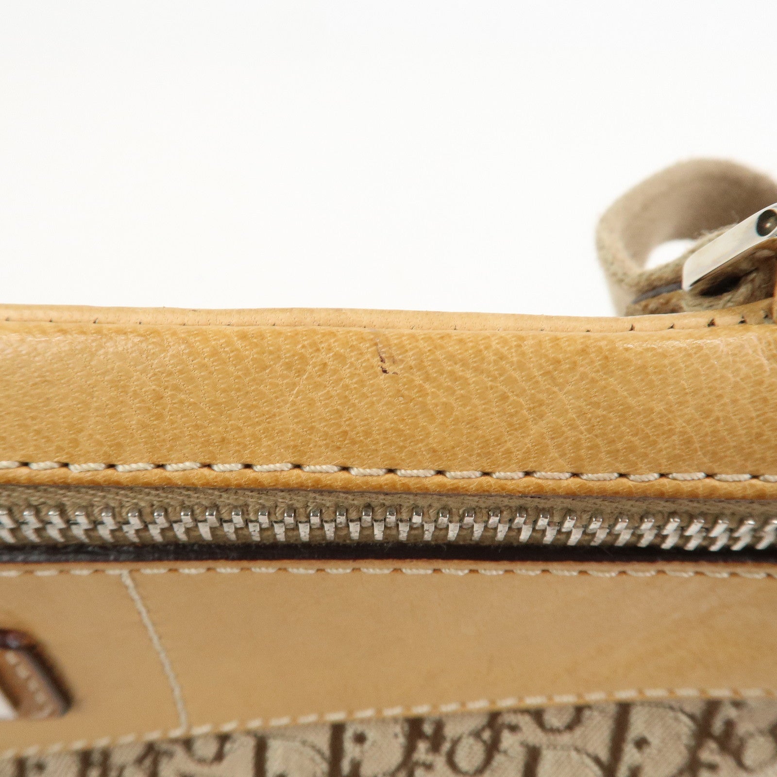 Christian Dior Street Chic Trotter Shoulder Bag Crossbody Bag Brown