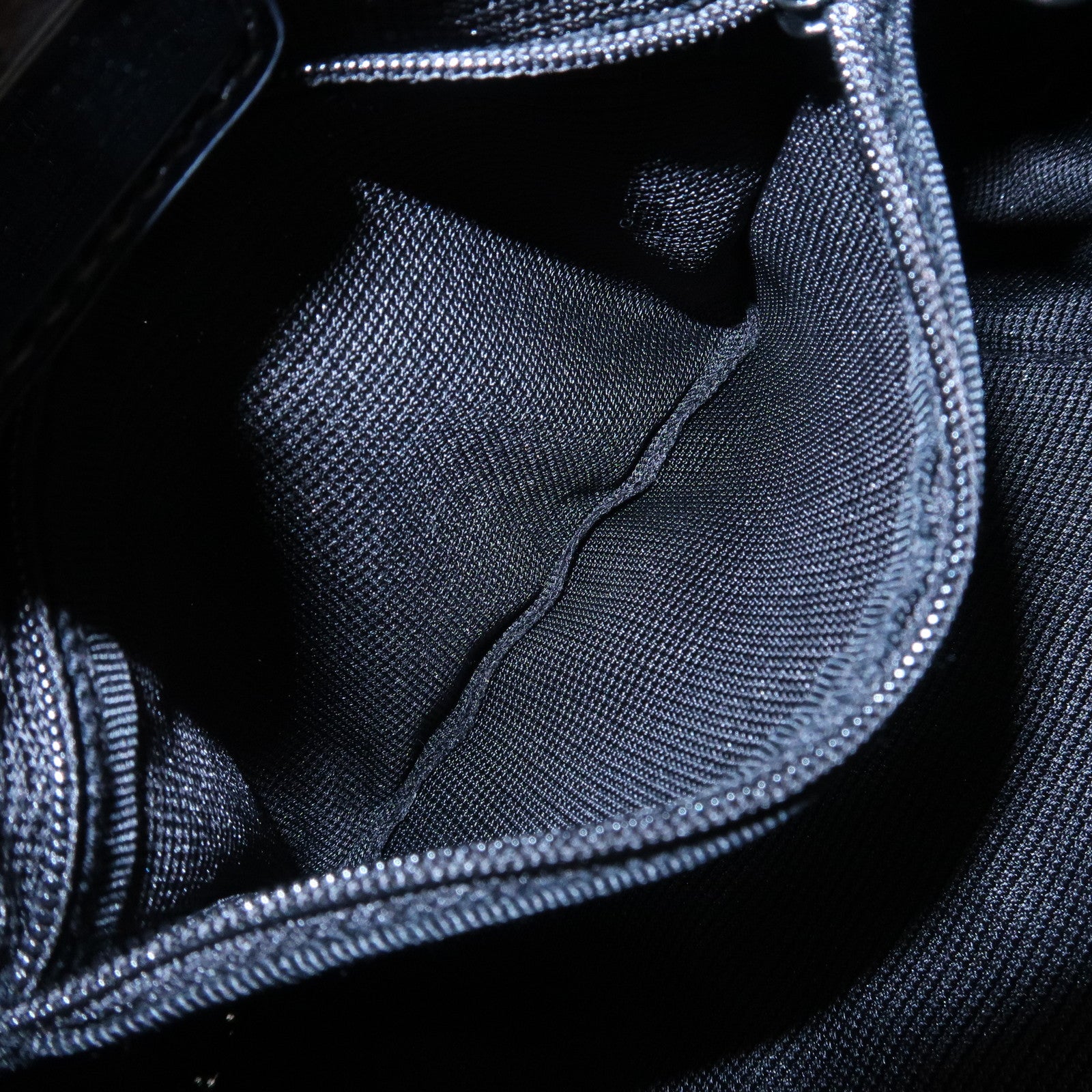 ANTEPRIMA Wire Bag PVC Satin Ribbon Shoulder Bag Hand Bag Black