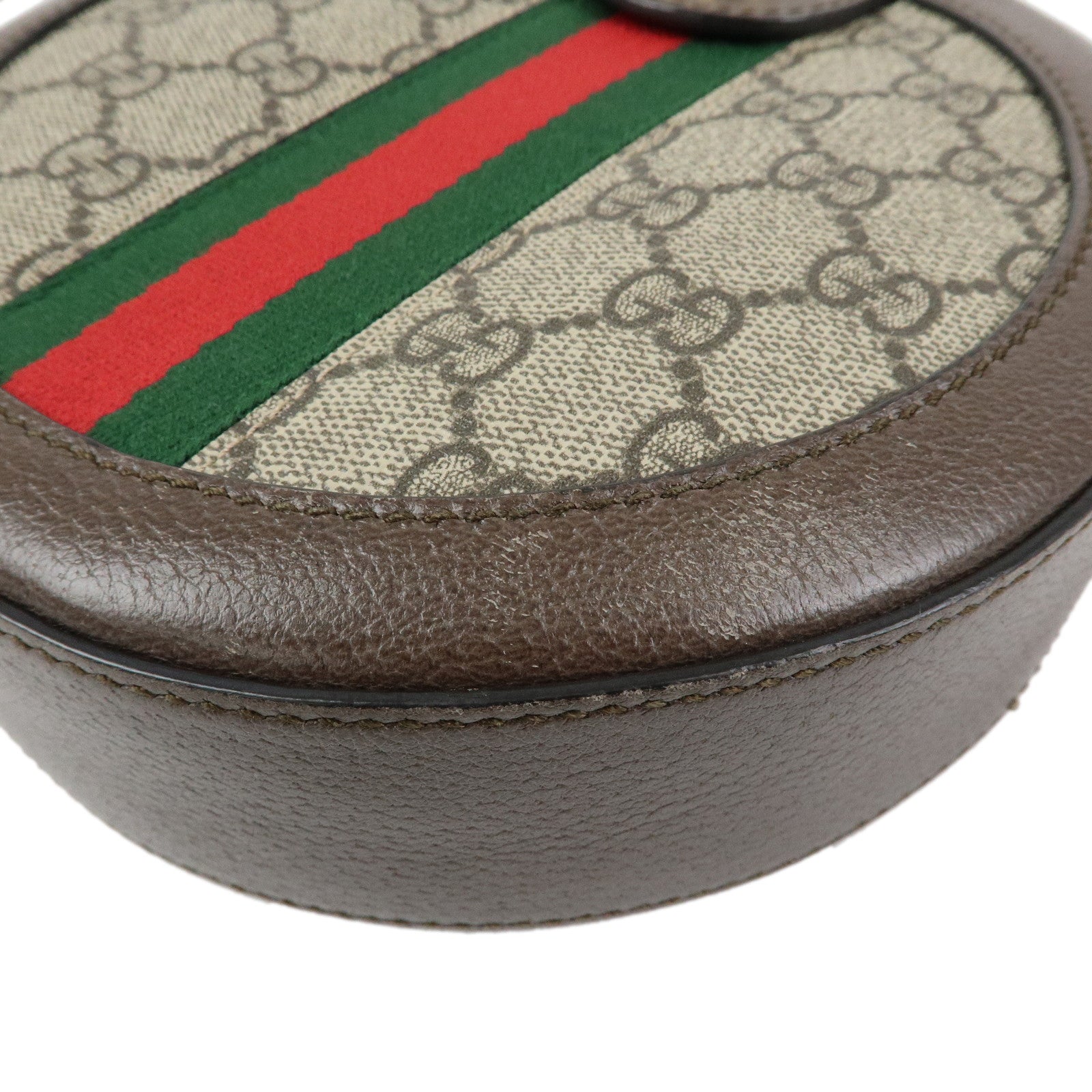 GUCCI Ophidia Sherry Round Shape GG Supreme Shoulder Bag 550618